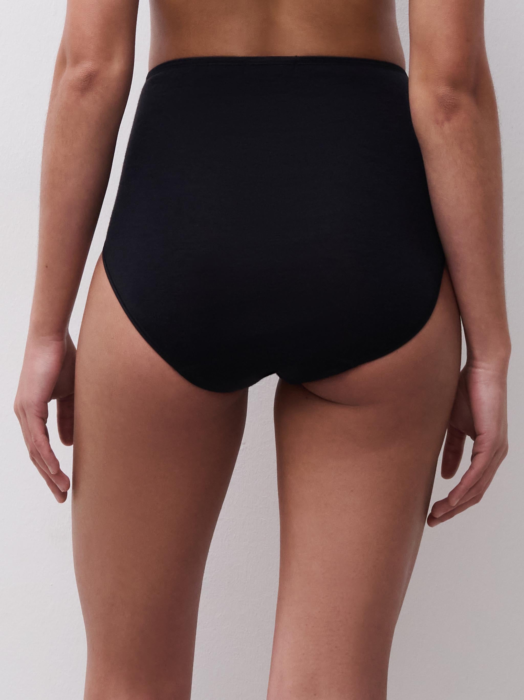 Culotte taille haute - Noir