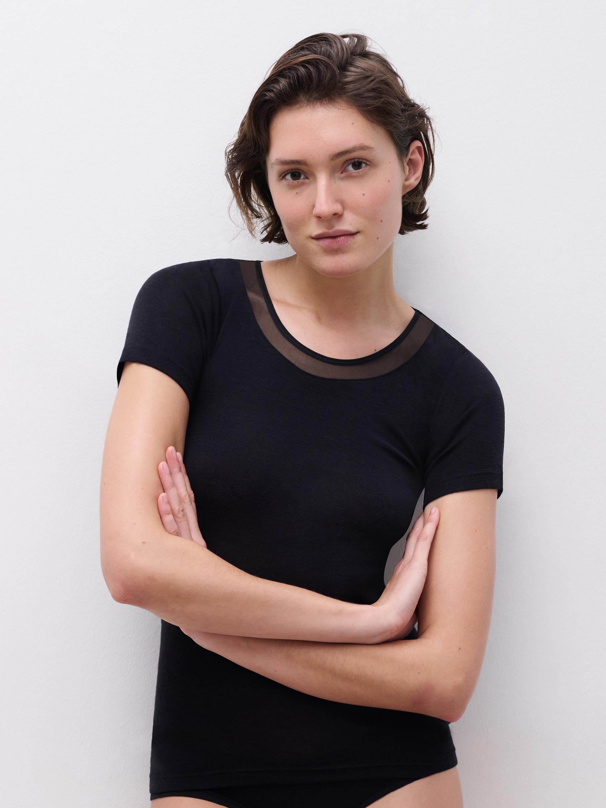 T-shirt manches courtes - Noir