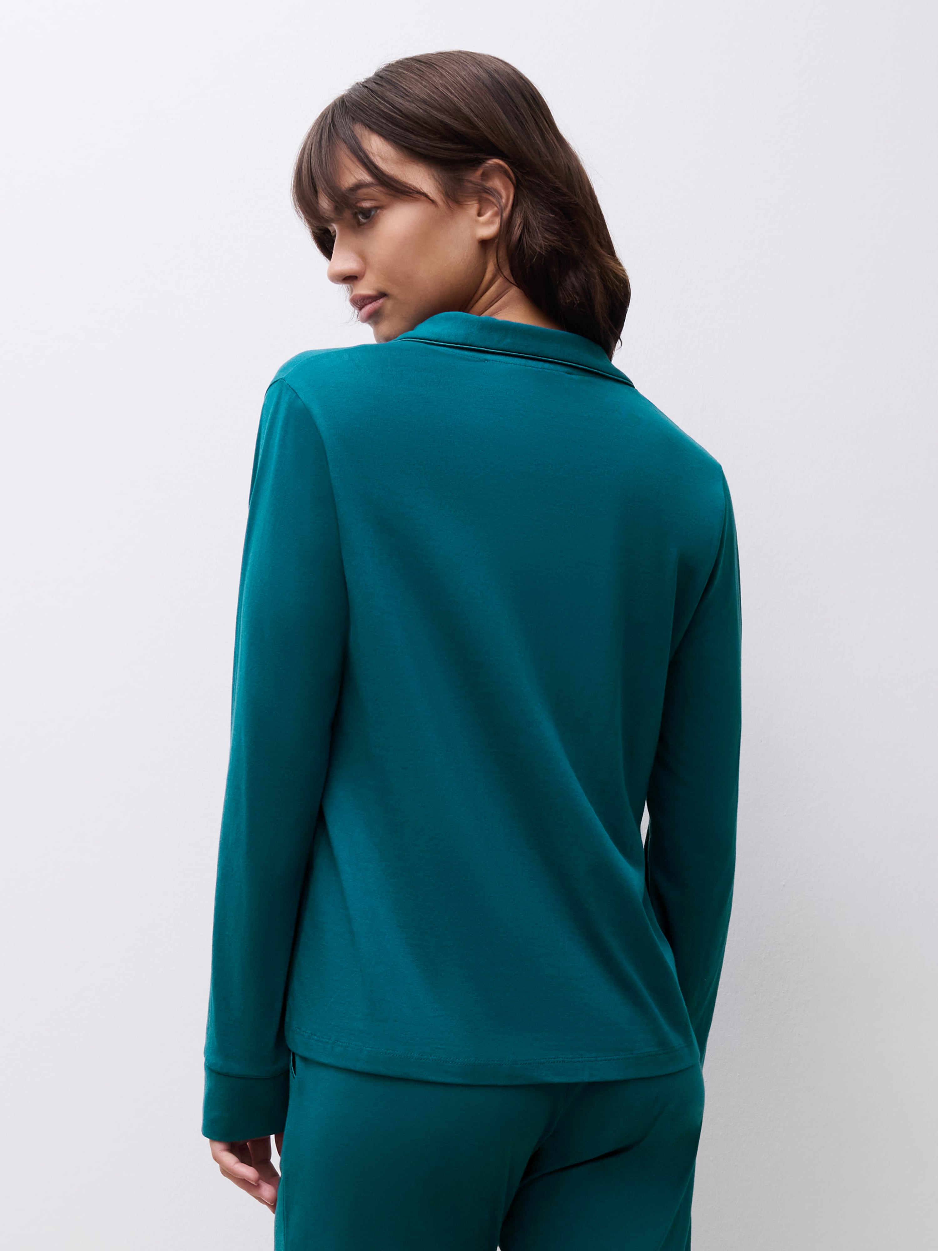 Chemise manches longues - Vert Orient