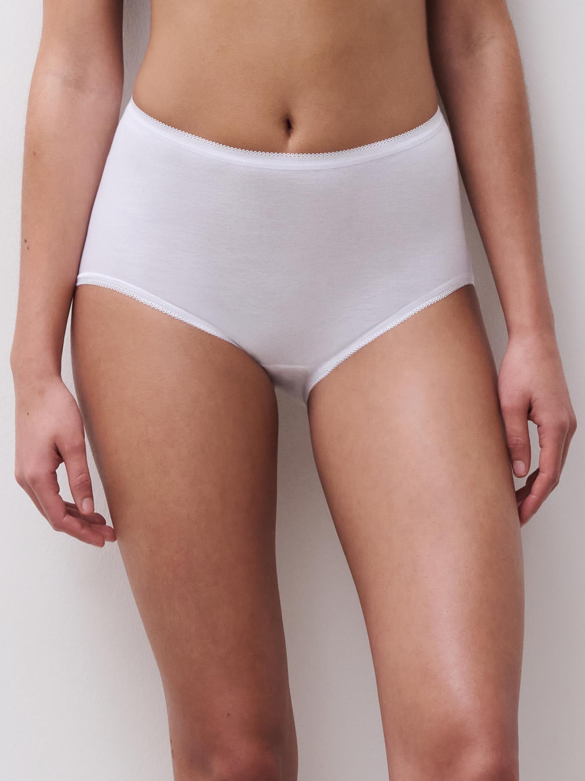Culotte taille haute - Blanc