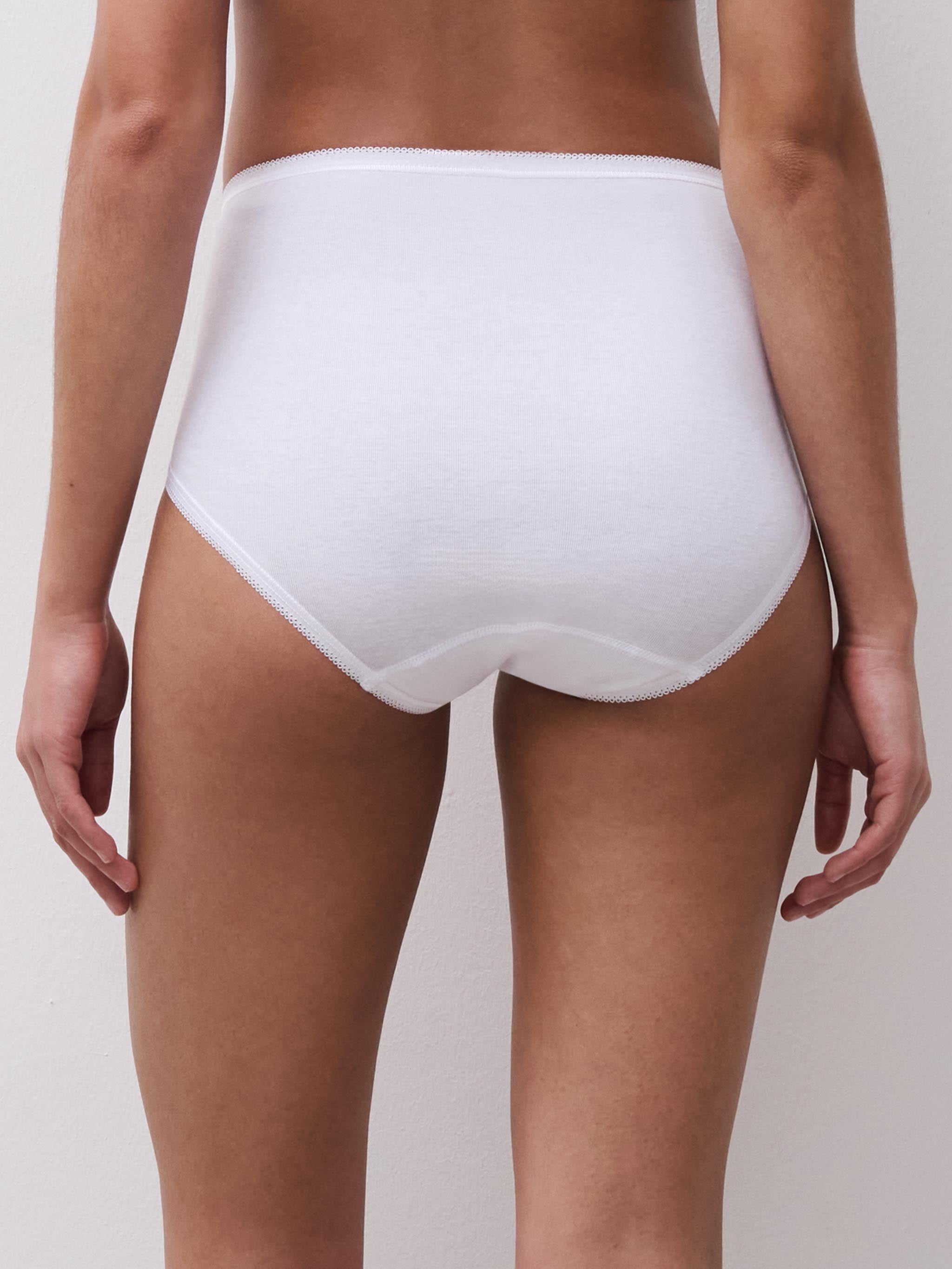 Culotte taille haute - Blanc