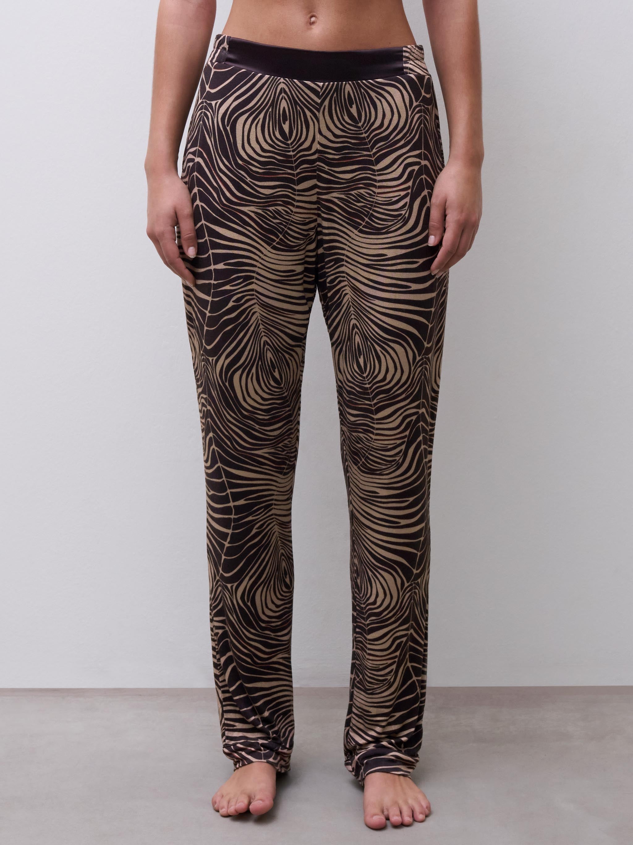 Pantalon - Imprimé zébré