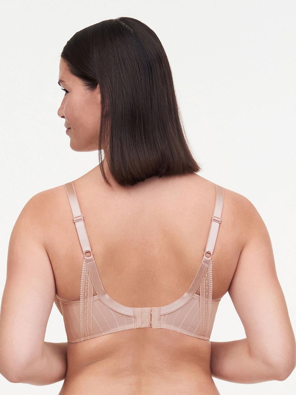 Soutien-gorge coques plongeant - Rose dragée