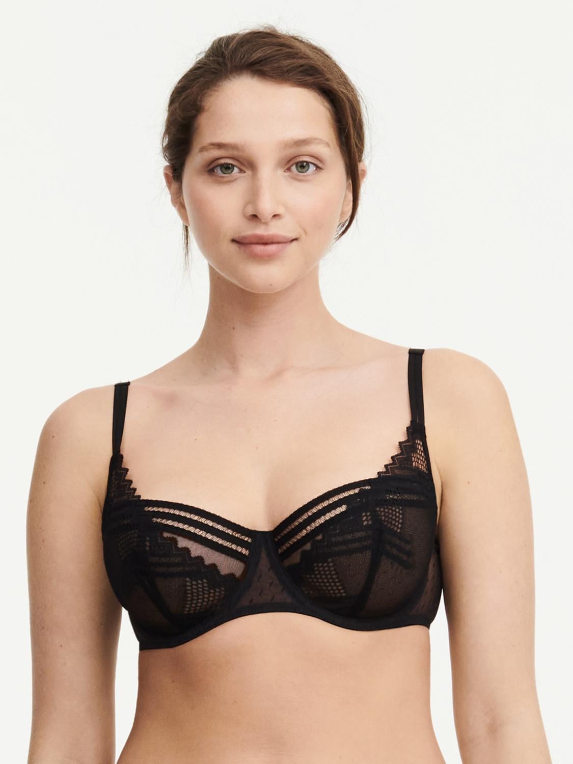 Soutien-gorge corbeille - Noir