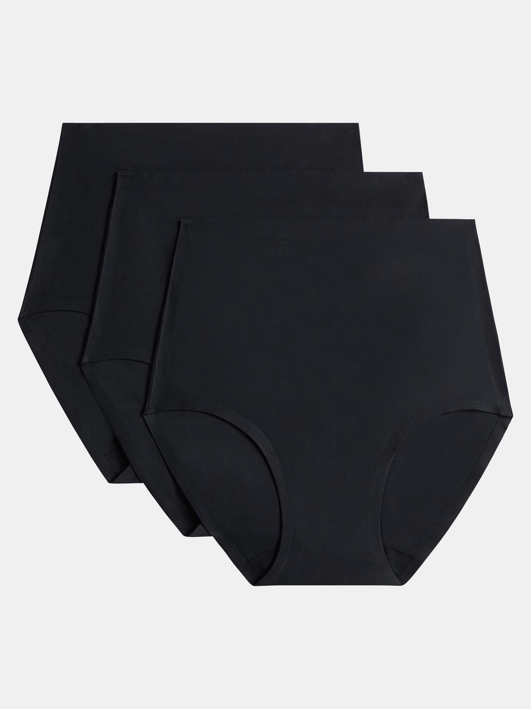 Culotte taille haute (pack de 3) - Noir