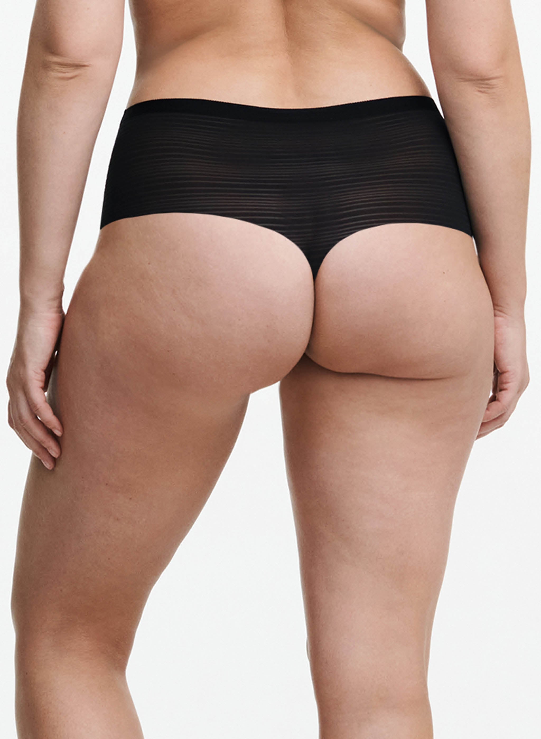 String taille haute - Noir