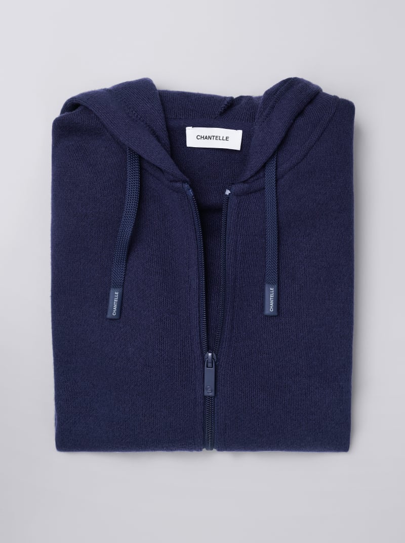 Pull à capuche - Bleu nocturne