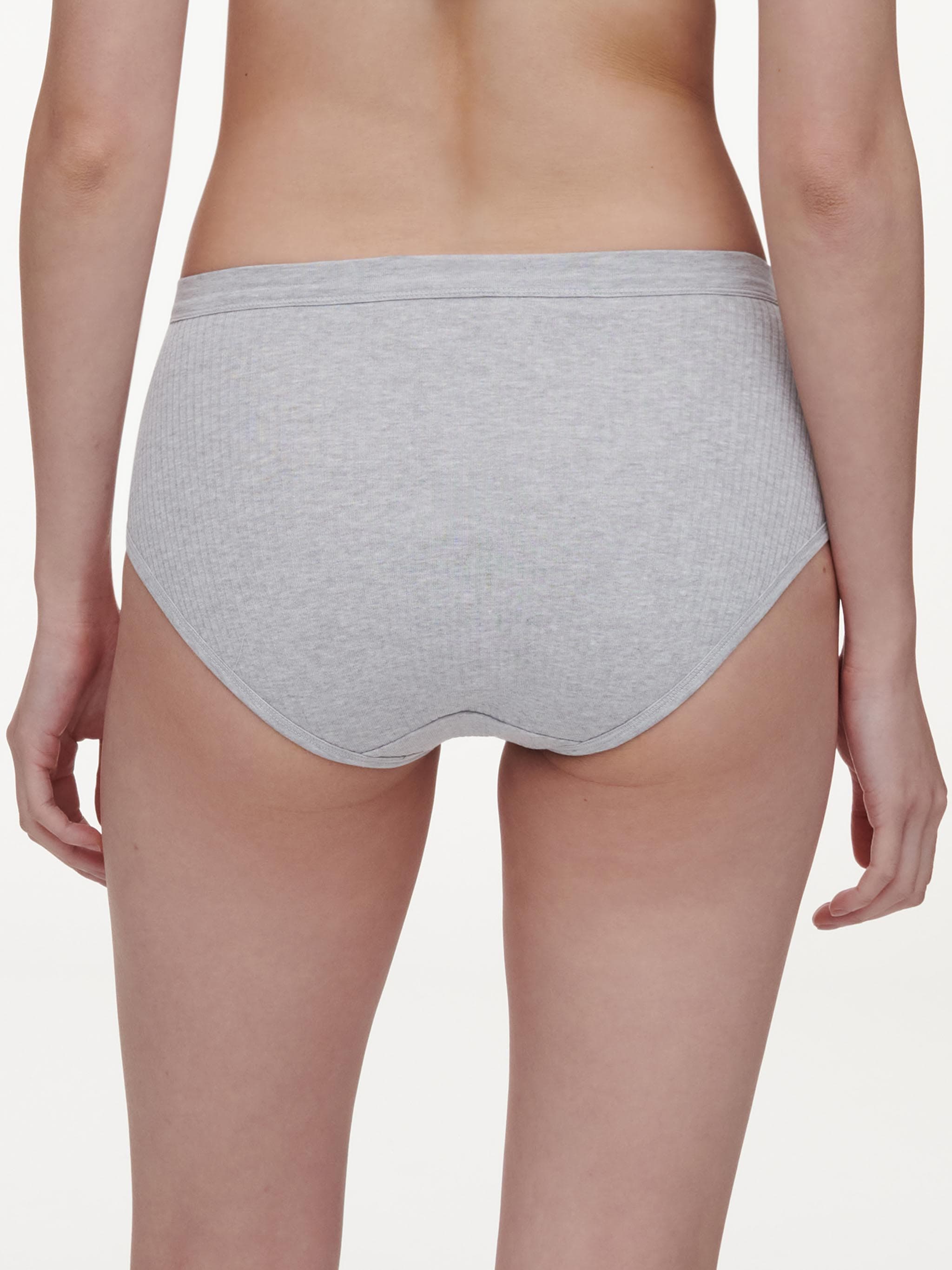 Culotte taille haute - Gris mélangé