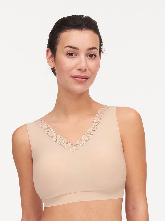 Soutien-gorge sans armature coques dentelle  Softstretch Chantelle