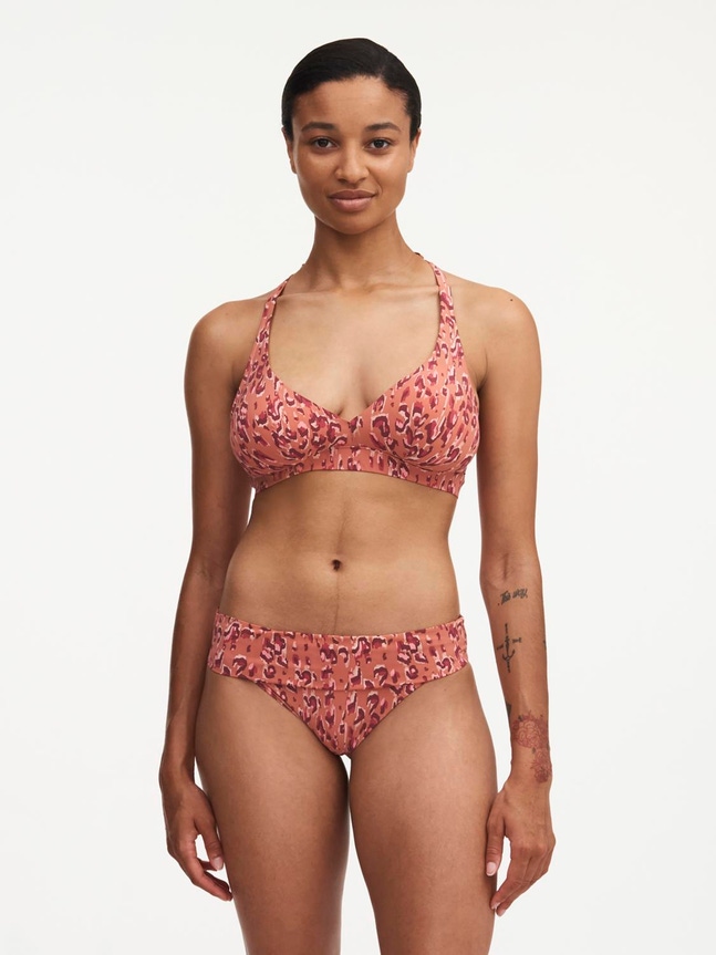Soutien-gorge sans armature plongeant coques amovibles Eos Chantelle
