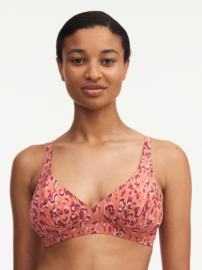 Soutien-gorge sans armature plongeant coques amovibles Eos Chantelle
