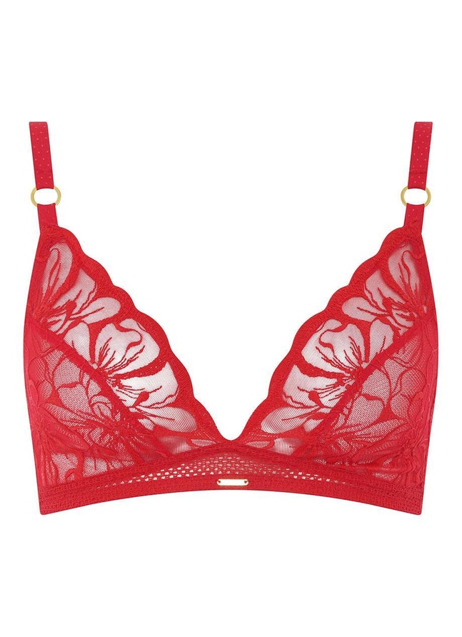 Soutien-gorge sans armature triangle Fleurs Chantelle