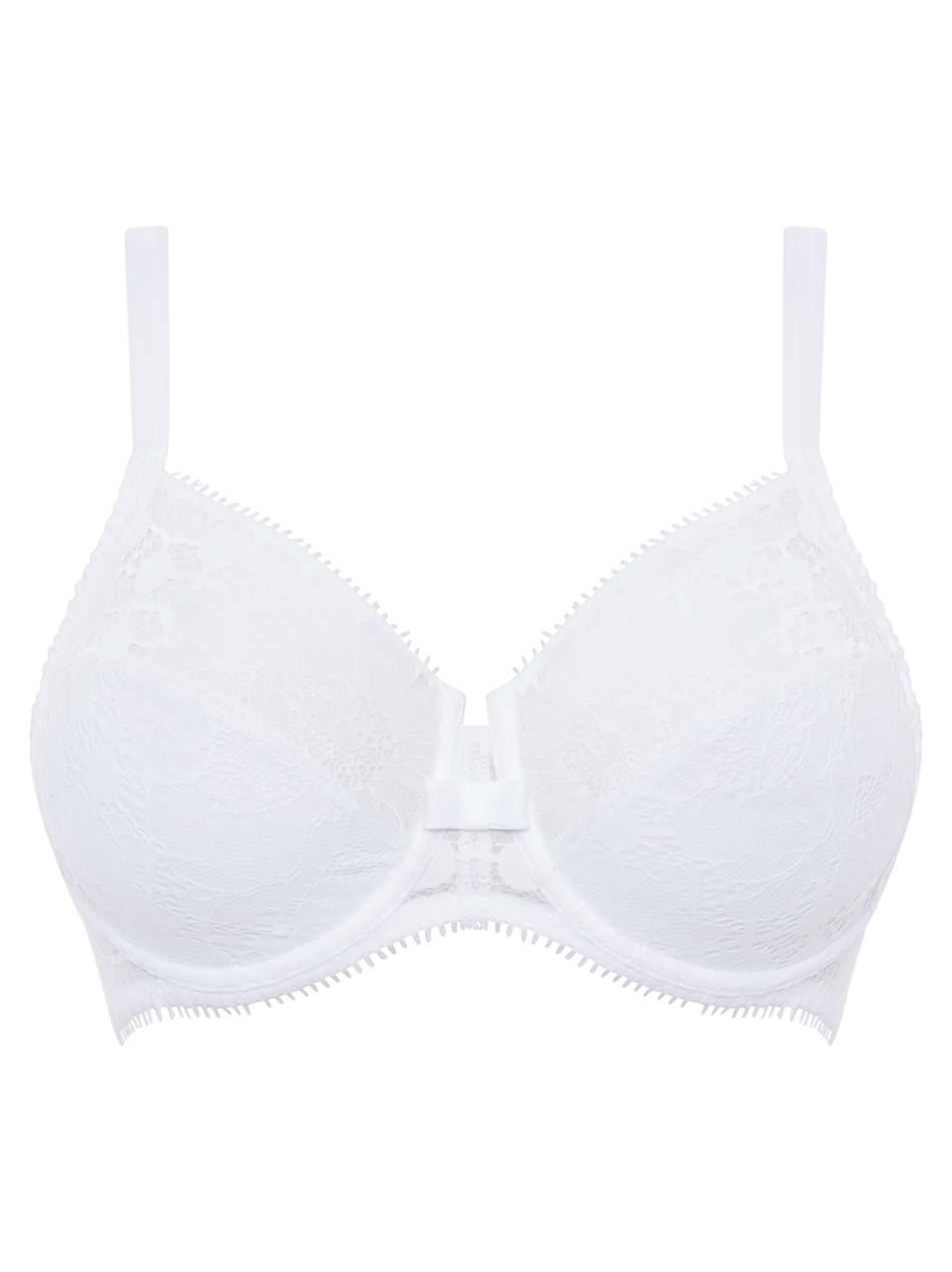 Soutien-gorge Chantelle Montaigne - Taille 95D (80D EU), Blanc Et Jaune, Avec Armatures - Neuf Avec étiquettes