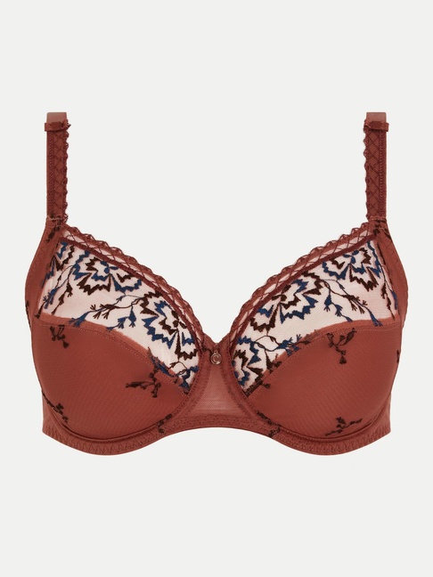 Soutien-gorge Coque CHANTELLE Irrésistible 1115 - Taille FR90E/EU75E/UK34DD, Gris, Neuf Avec étiquettes