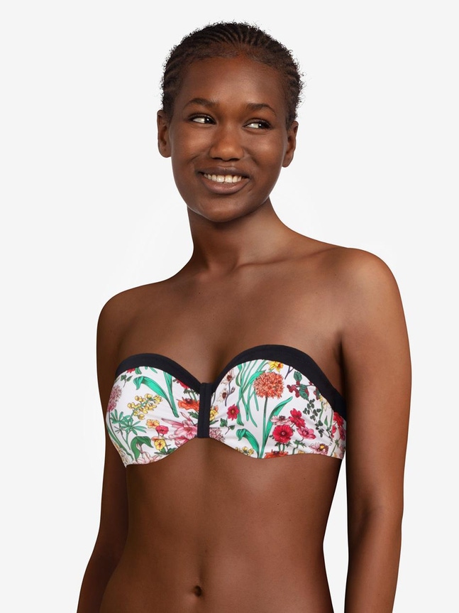 Soutien-gorge bandeau armaturé Flowers Chantelle