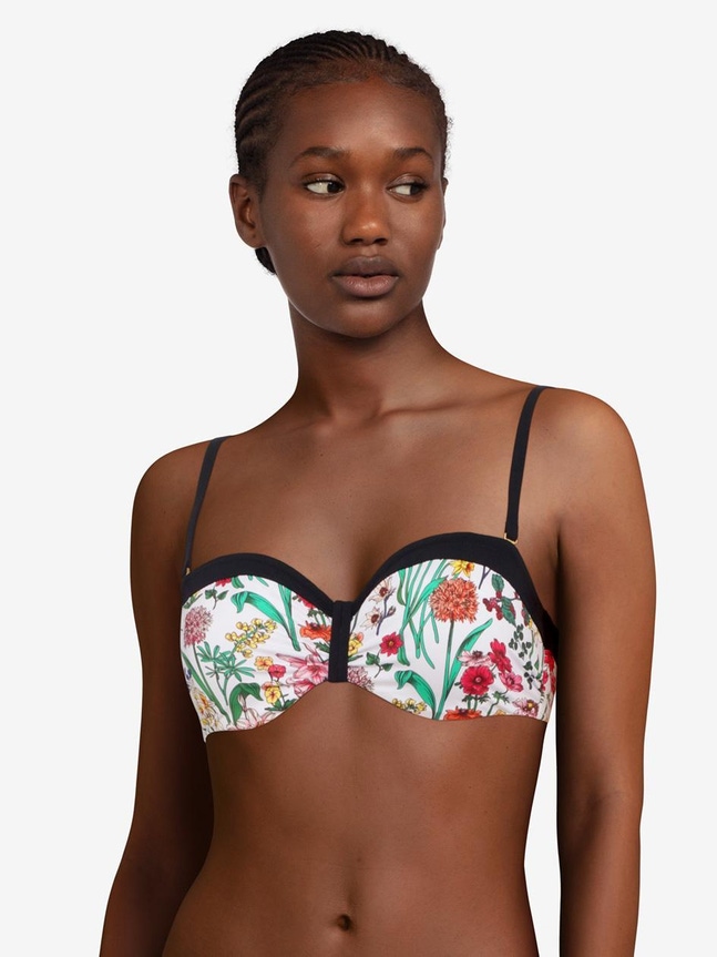 Soutien-gorge bandeau armaturé Flowers Chantelle