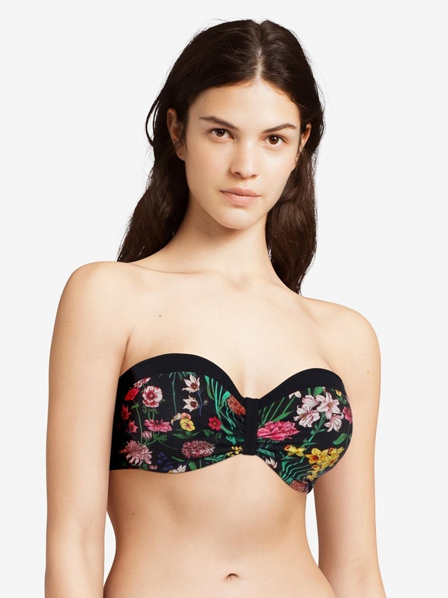Soutien-gorge bandeau armaturé Flowers Chantelle