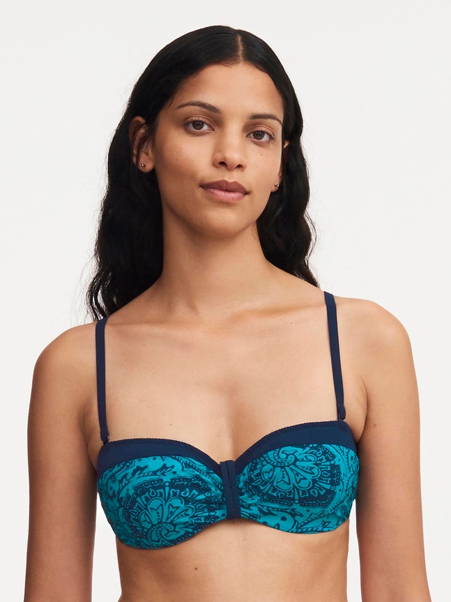 Soutien-gorge bandeau bretelles amovibles Flowers Chantelle