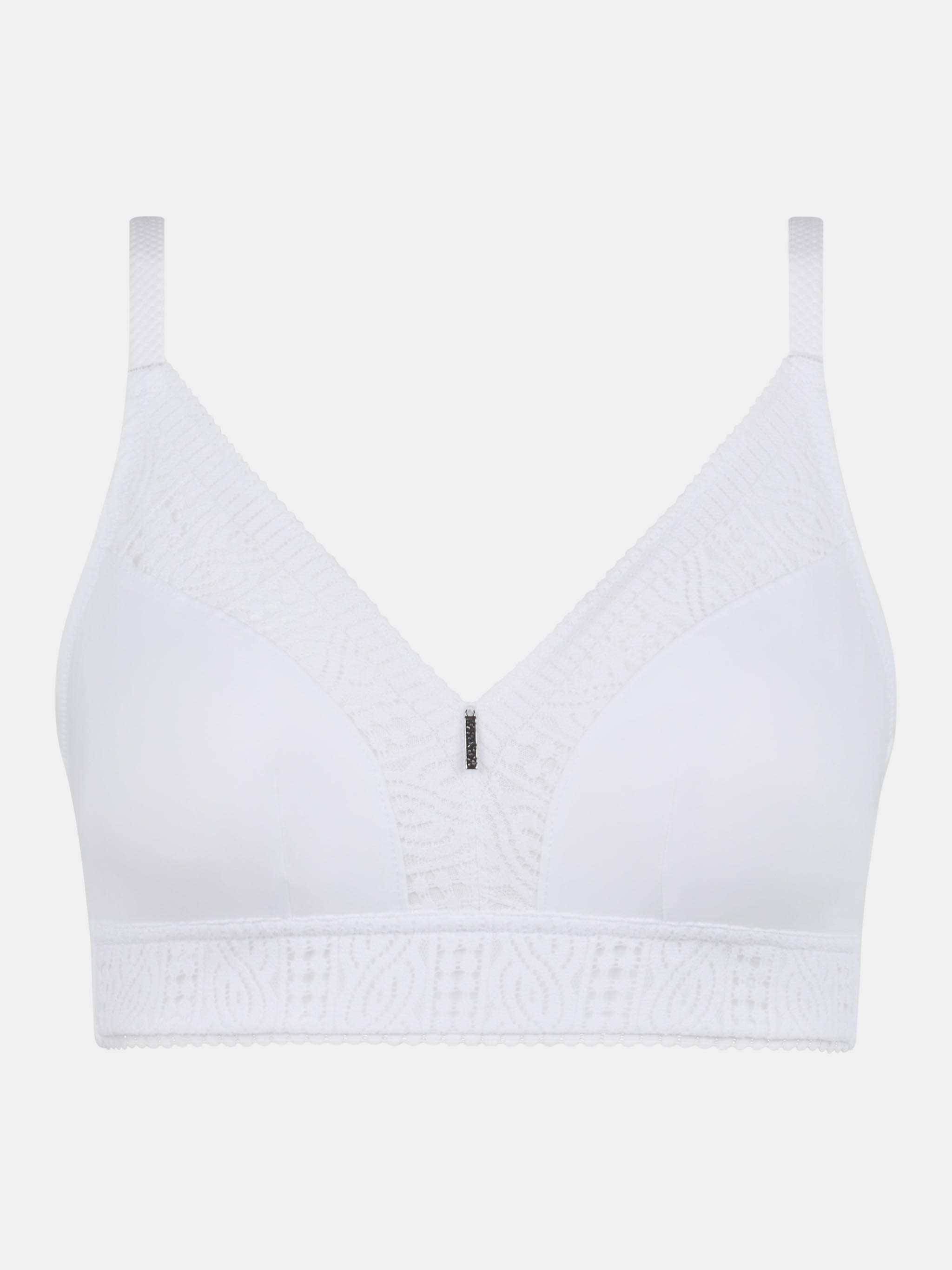 Soutien-gorge CHANTELLE Blanc Sans Armatures - Taille 90C (EUR 75C) - Neuf Avec étiquettes