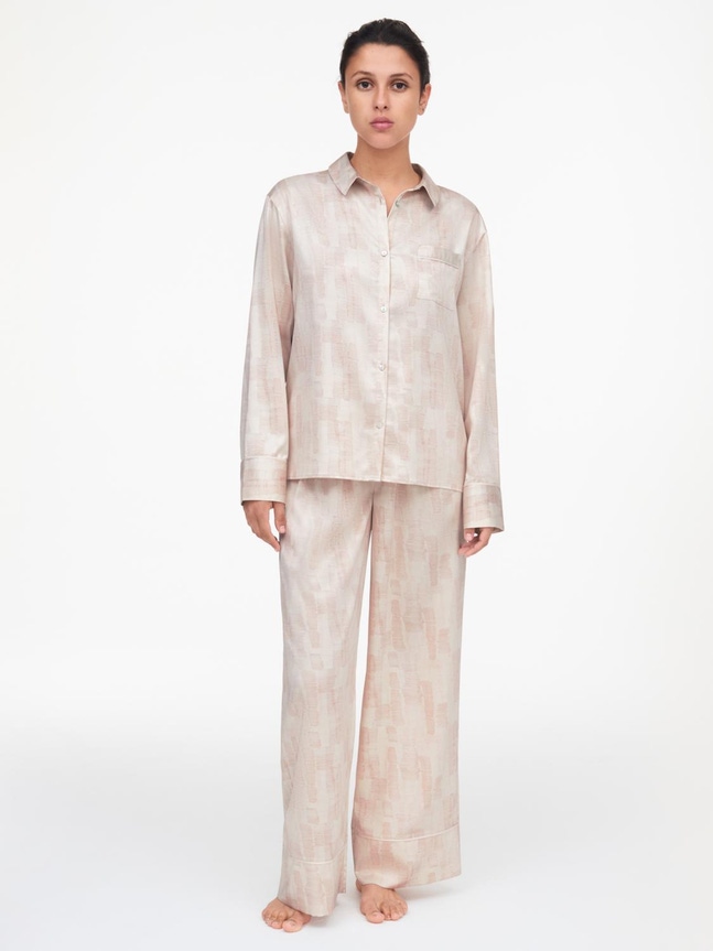 Chemise de nuit manches longues Quartz Chantelle