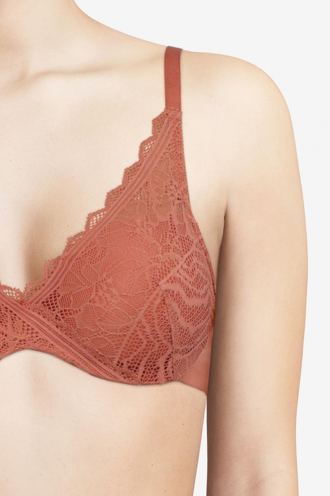 Soutien-gorge avec armatures enveloppant Floral Touch Femilet