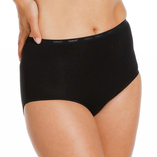 Culotte taille haute Basic Cotton Femilet