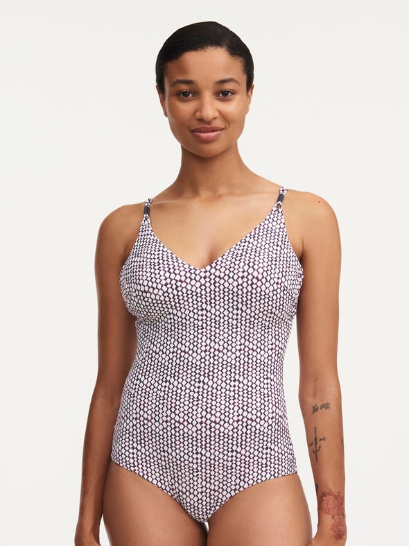 Femilet | Tidra - Maillot de bain 1 pièce sans armature coques plongeant