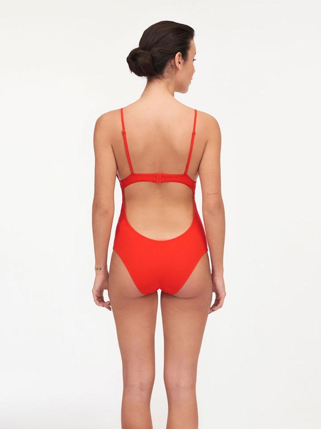 Maillot de bain 1 pièce sans armature plongeant LIZ Passionata