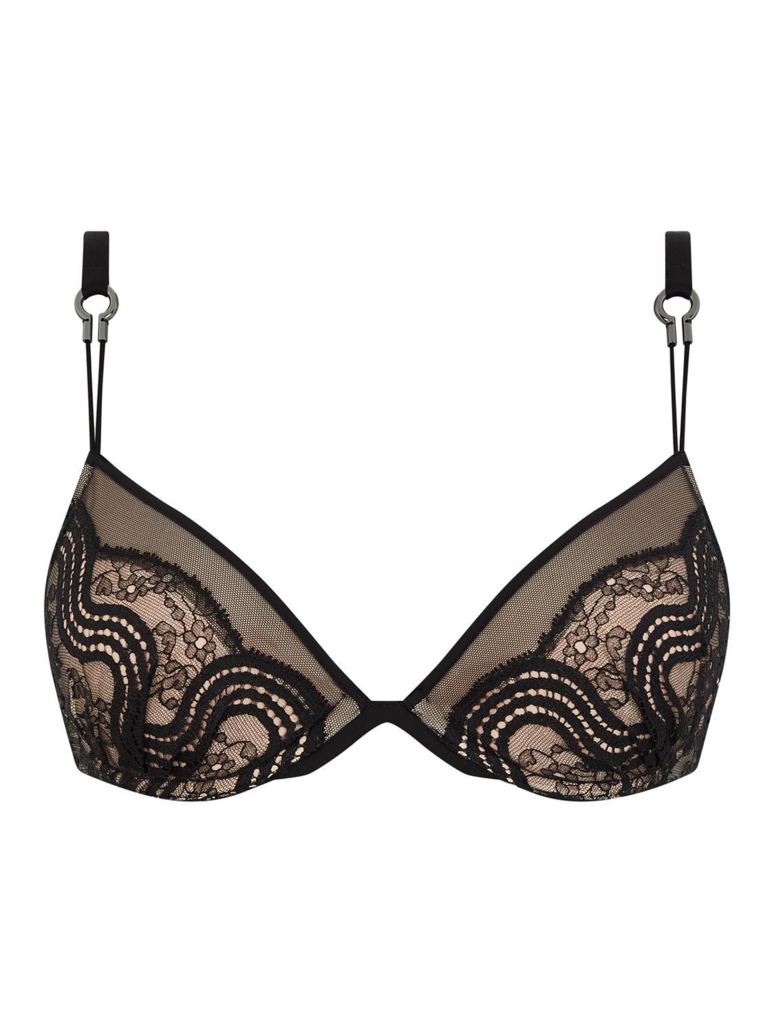 Soutien-gorge Chantelle 1222 - Push-up Plongeant Brodé - Taille 90A (FR) / 75A (EU) - NEUF Avec étiquettes