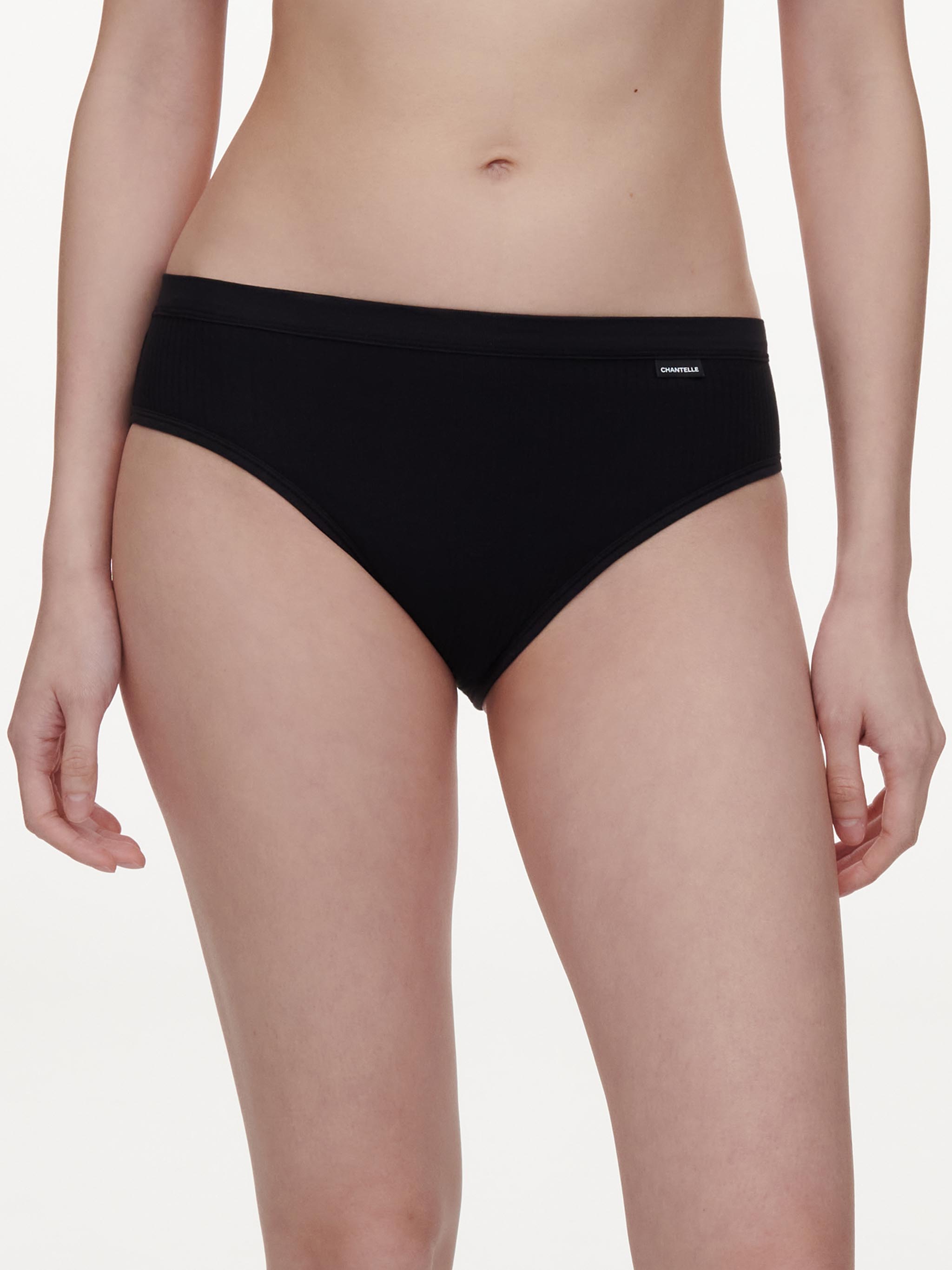 Slip echancre Noir Cotton Comfort Chantelle
