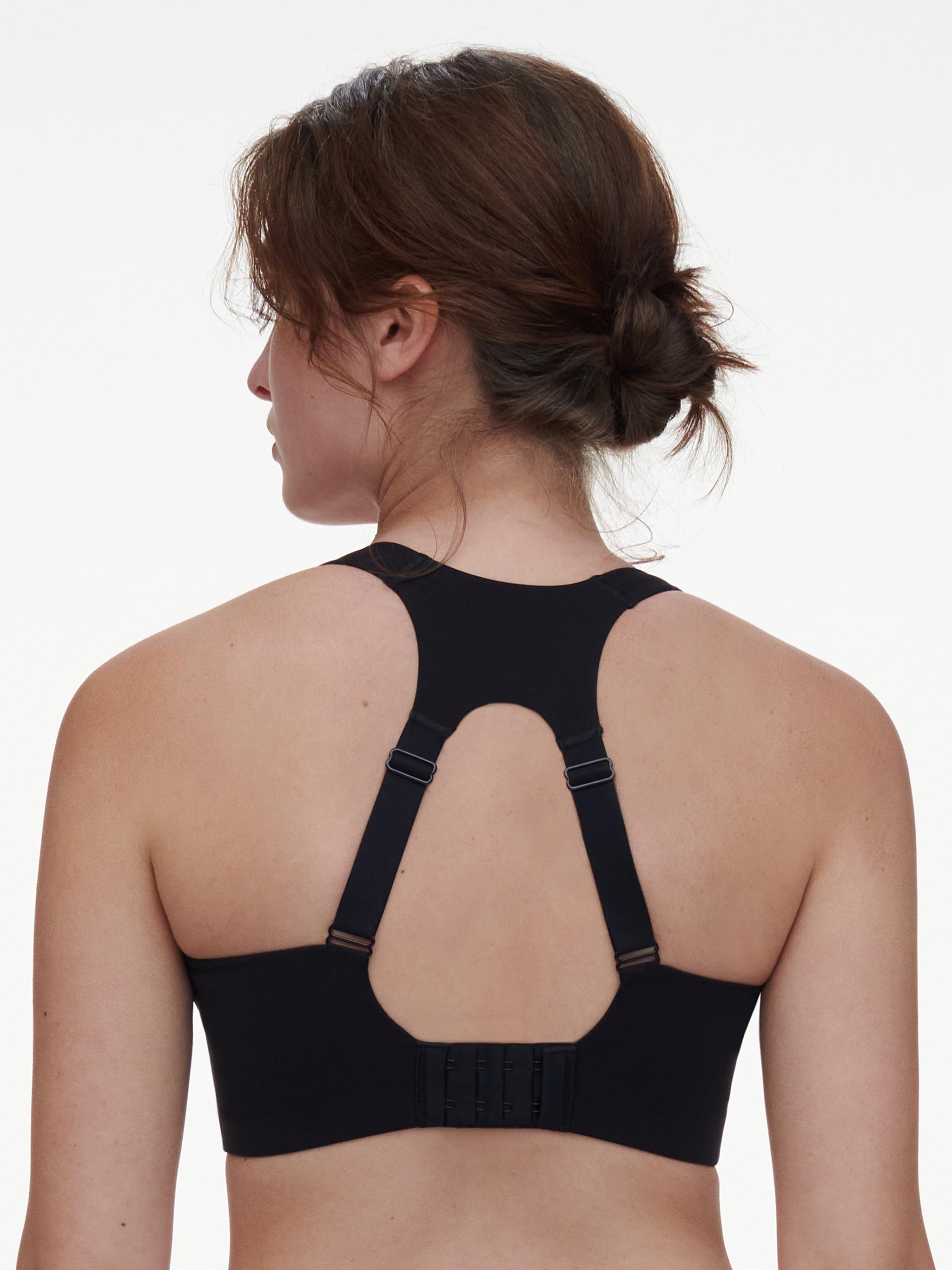 Soutien gorge sport maintien eleve Noir Sport Chantelle