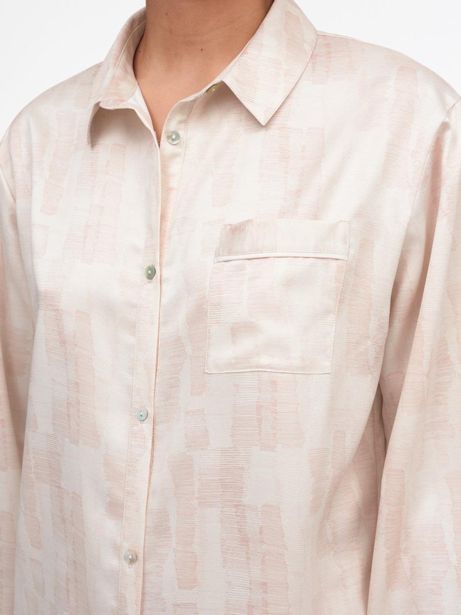 Chemise de nuit manches longues Quartz Chantelle