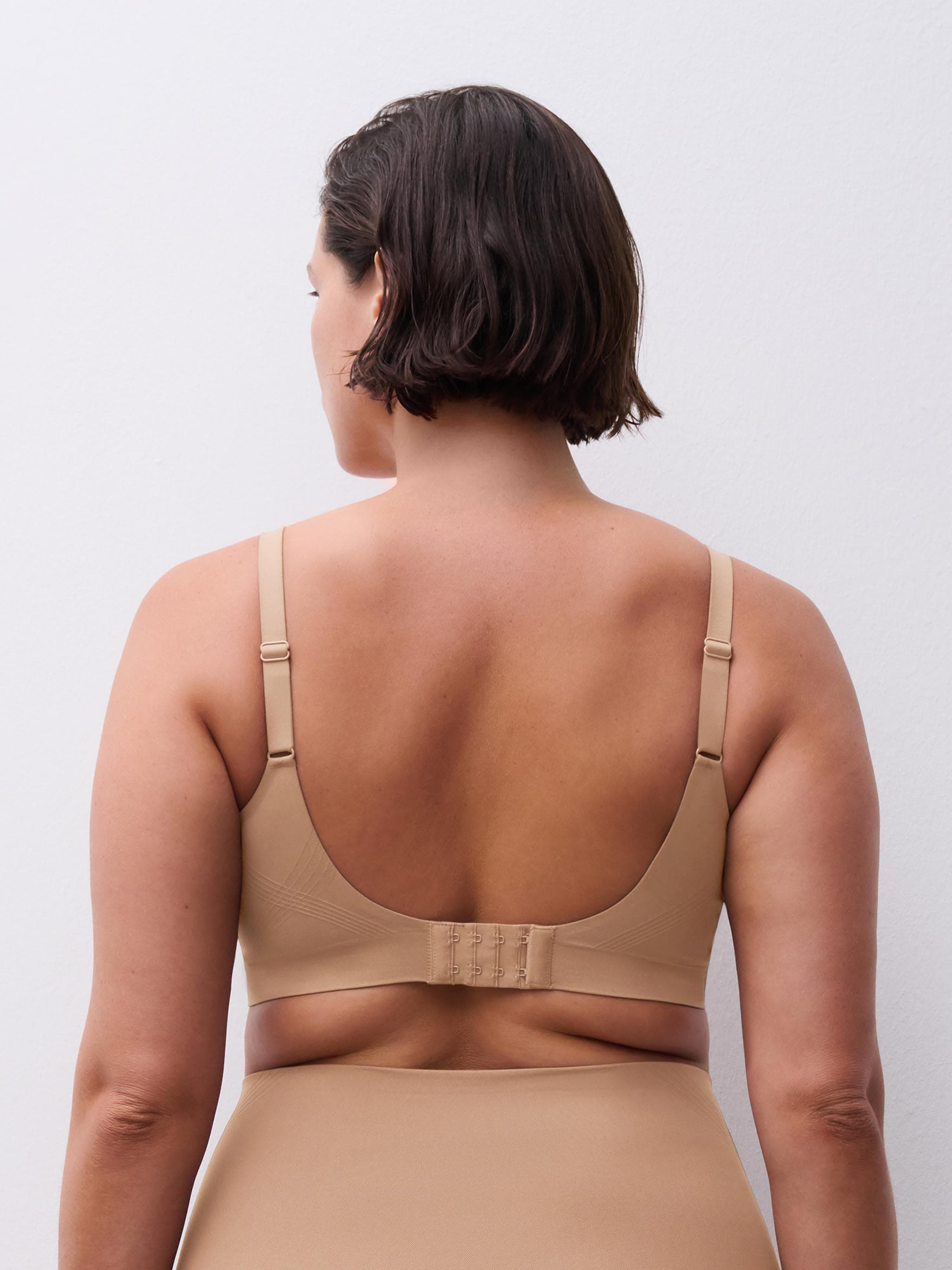 Wireless shaping bra - Terracotta