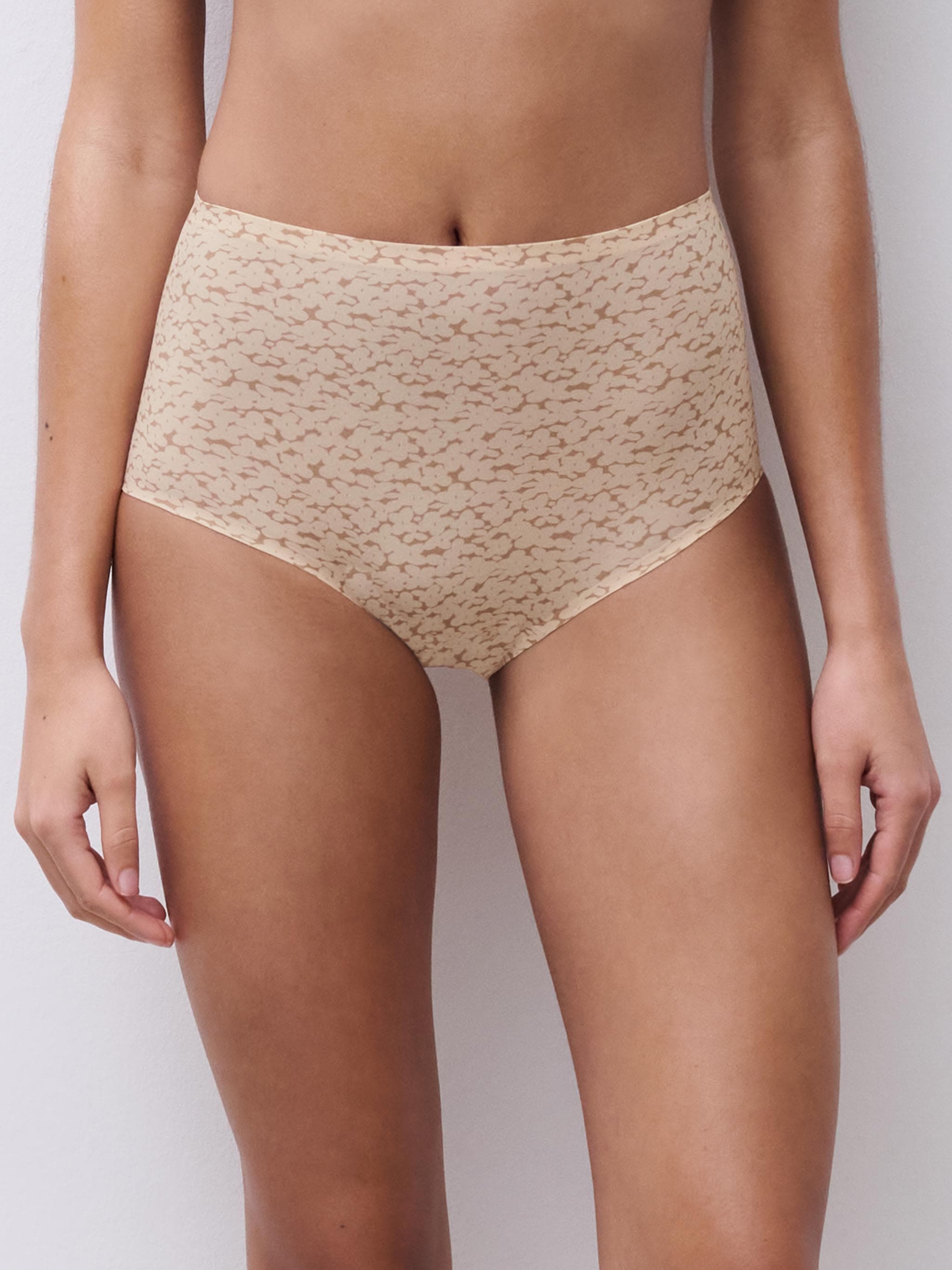 High-waisted brief - Norah nude print