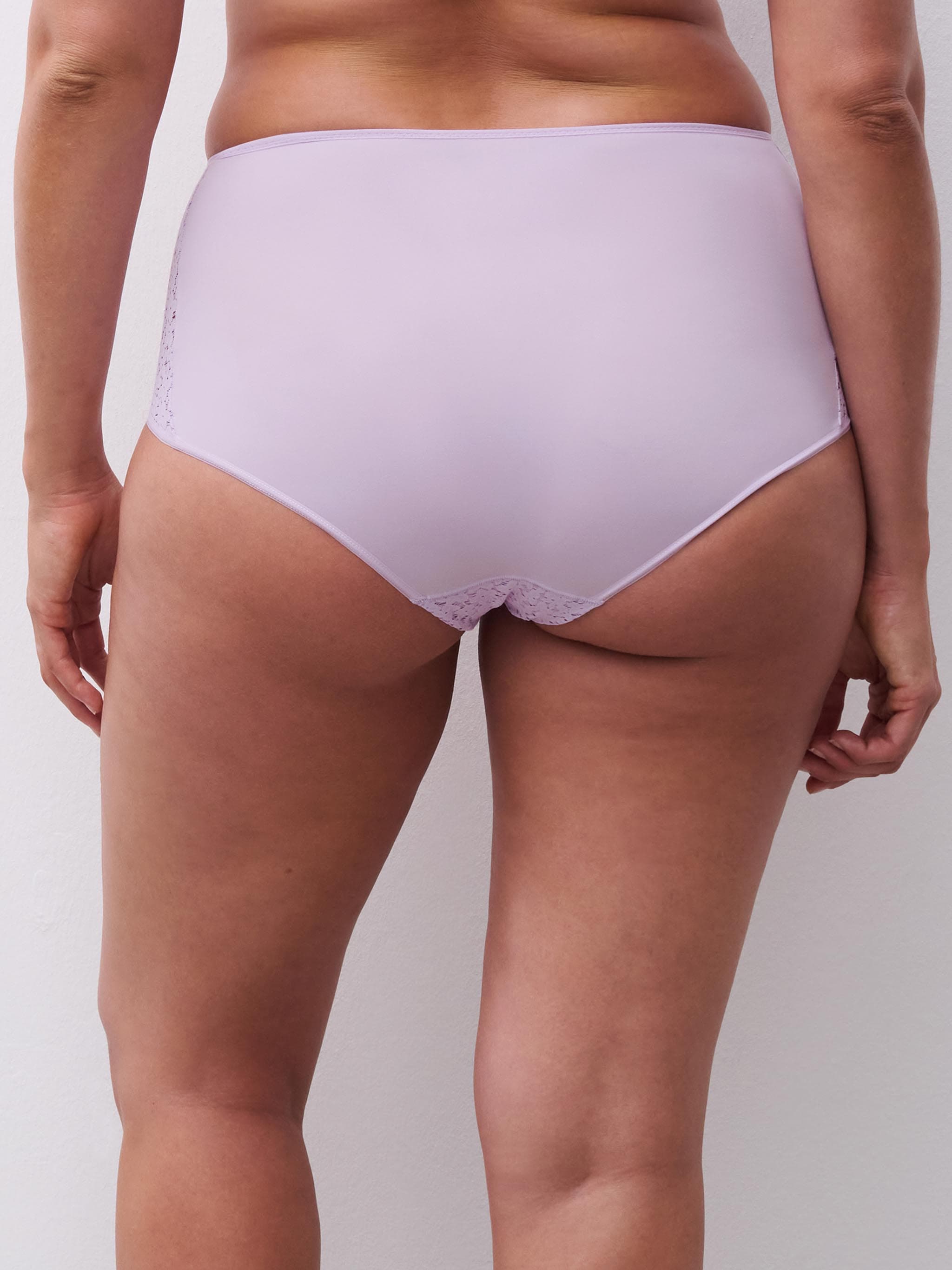 High-waisted brief - Mauve