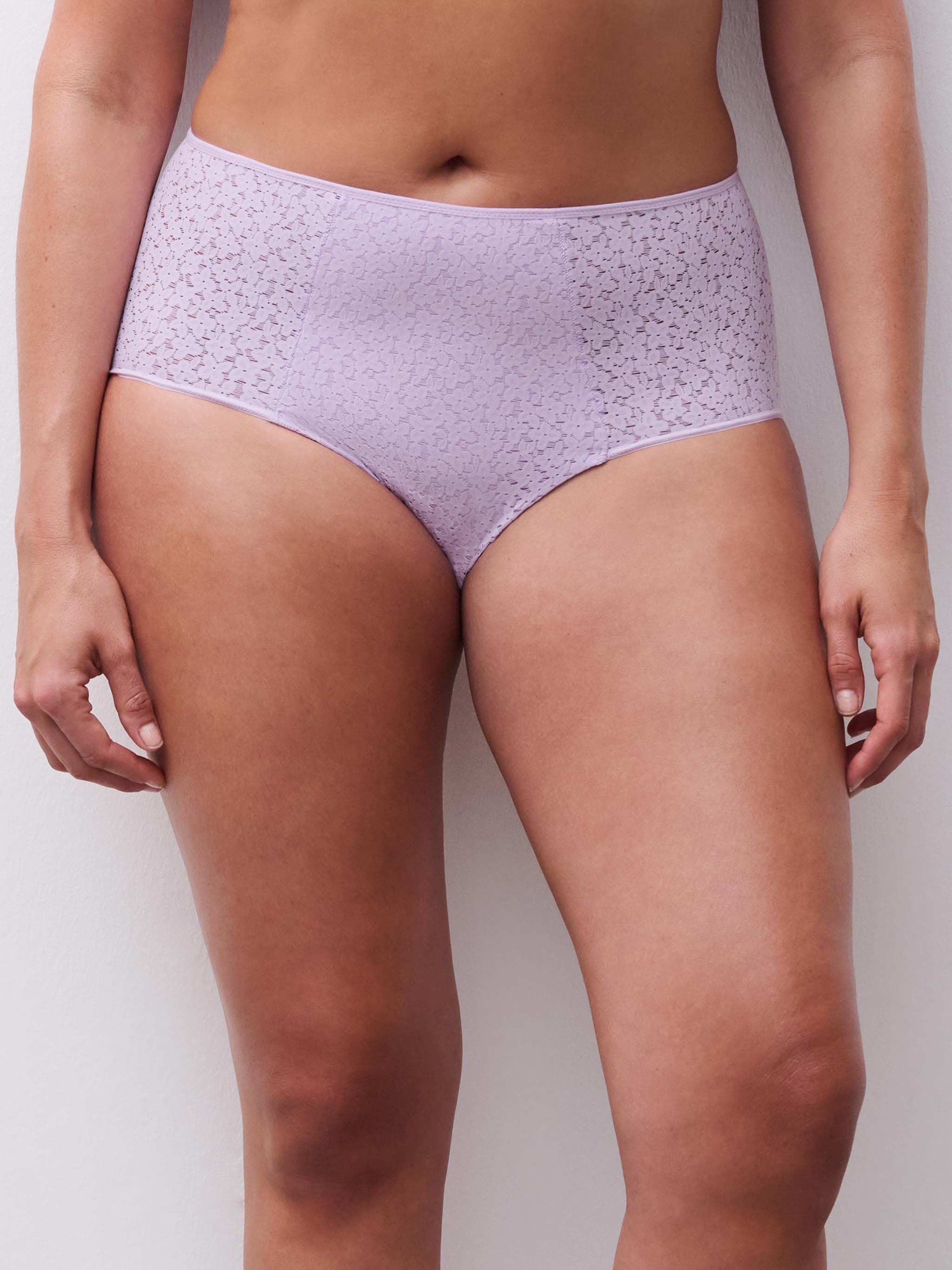 High-waisted brief - Mauve
