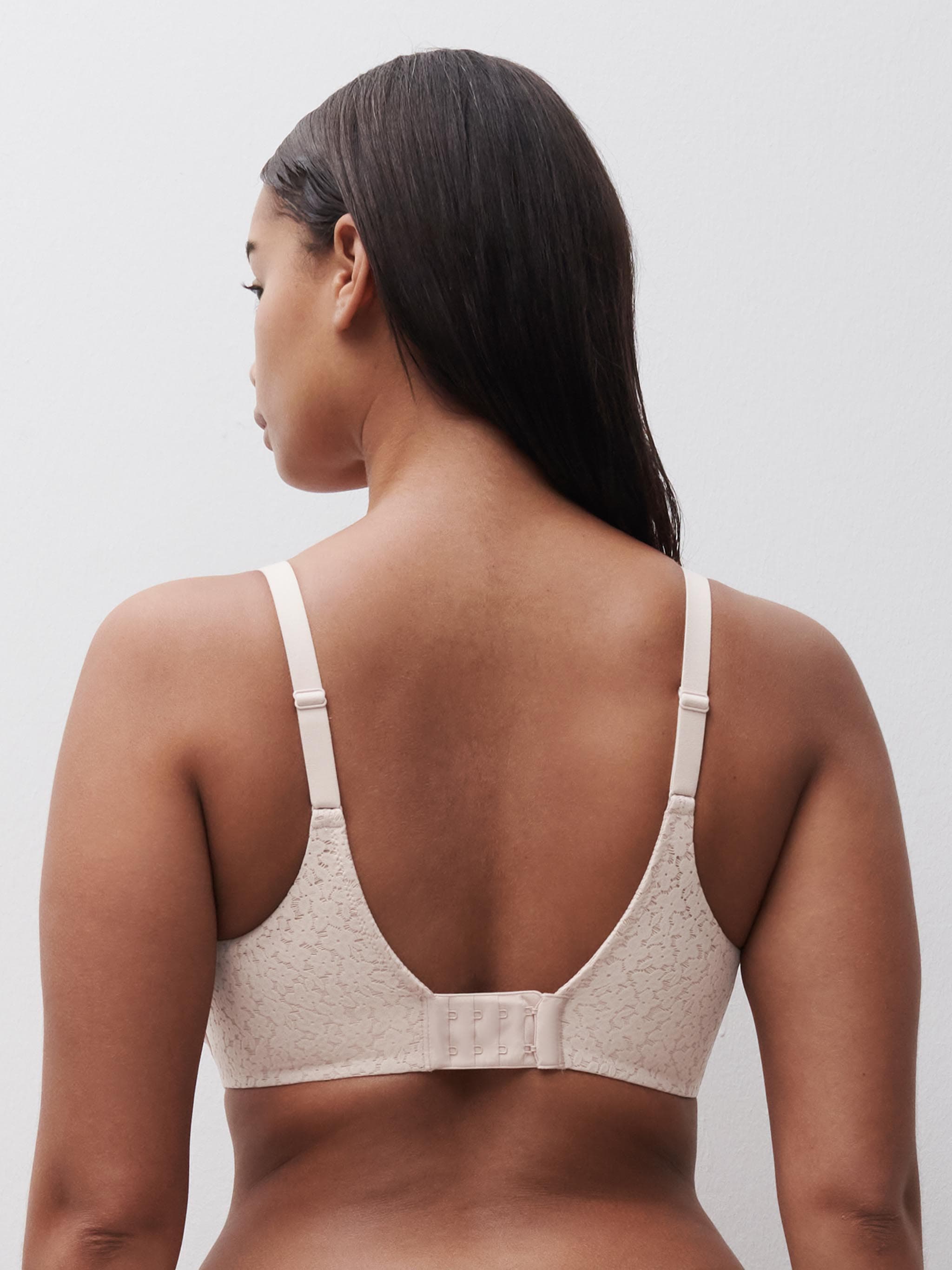 Full coverage spacer bra - Talc