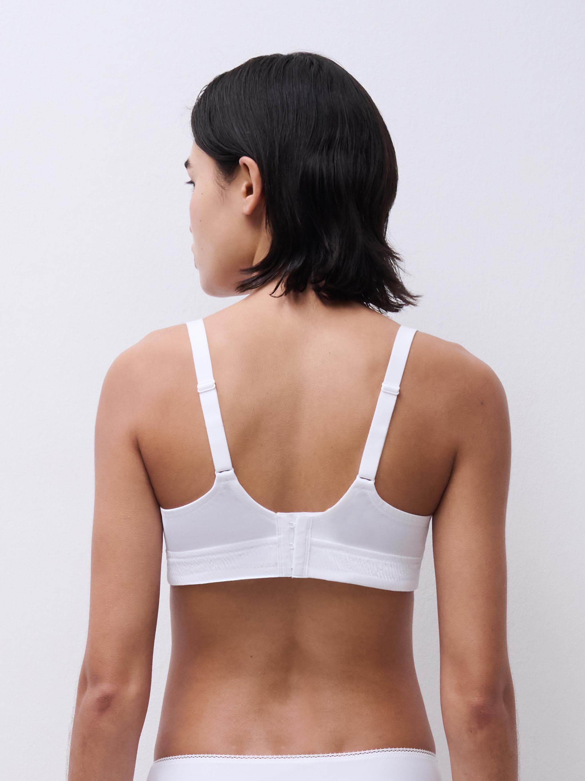 Wireless support bra - White