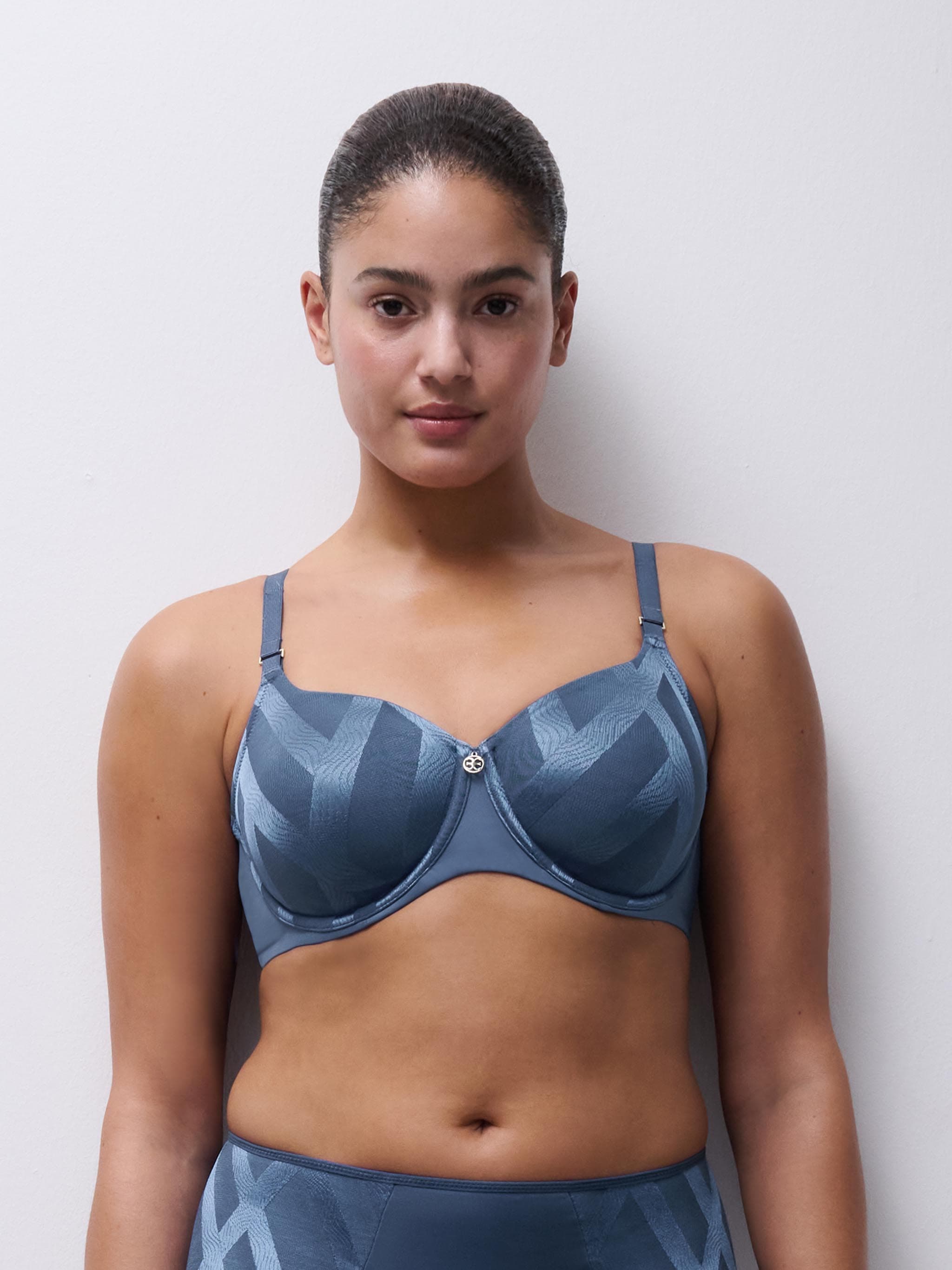 Molded full coverage bra - Jeans