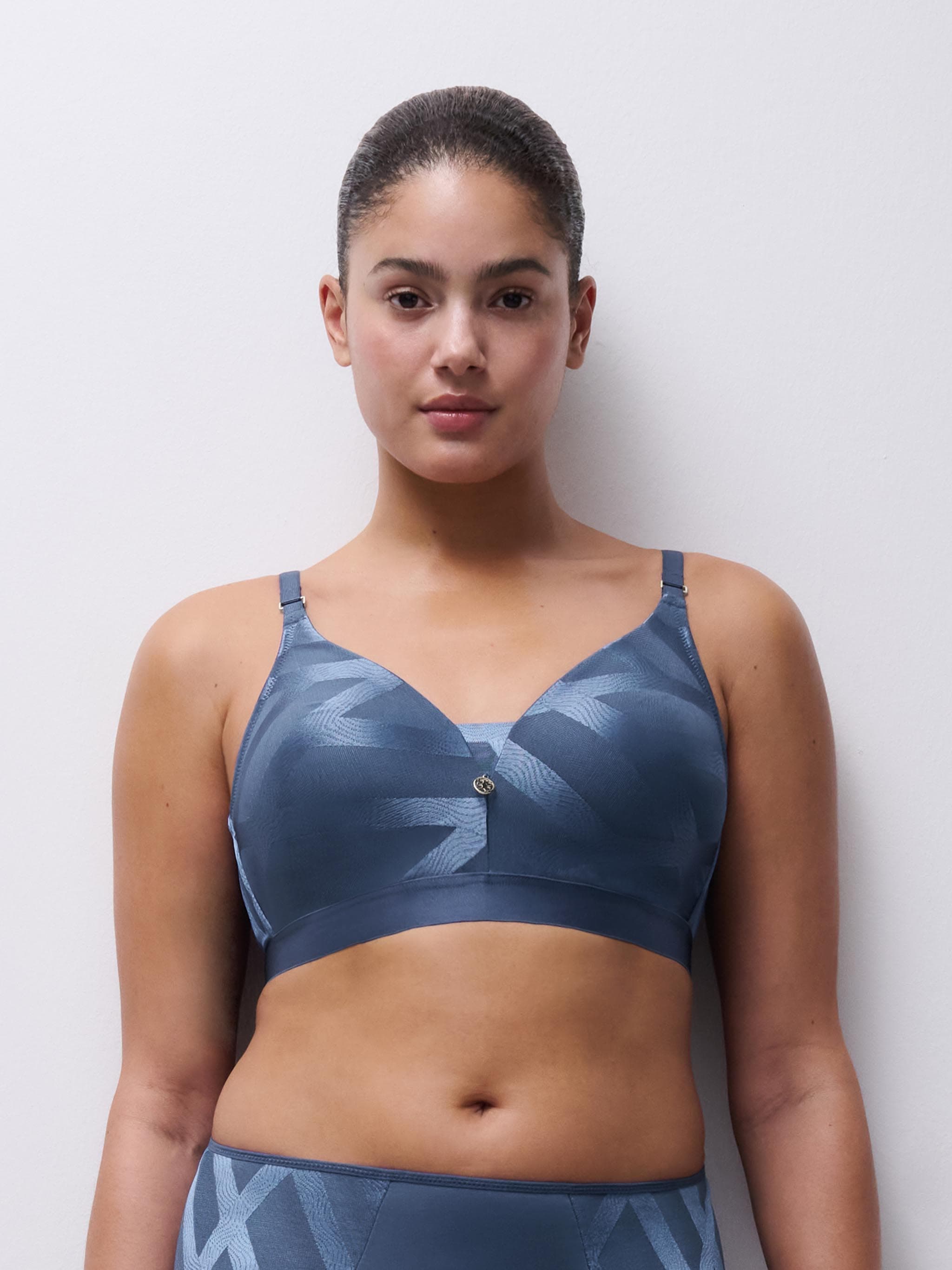 Wireless support bra - Jeans