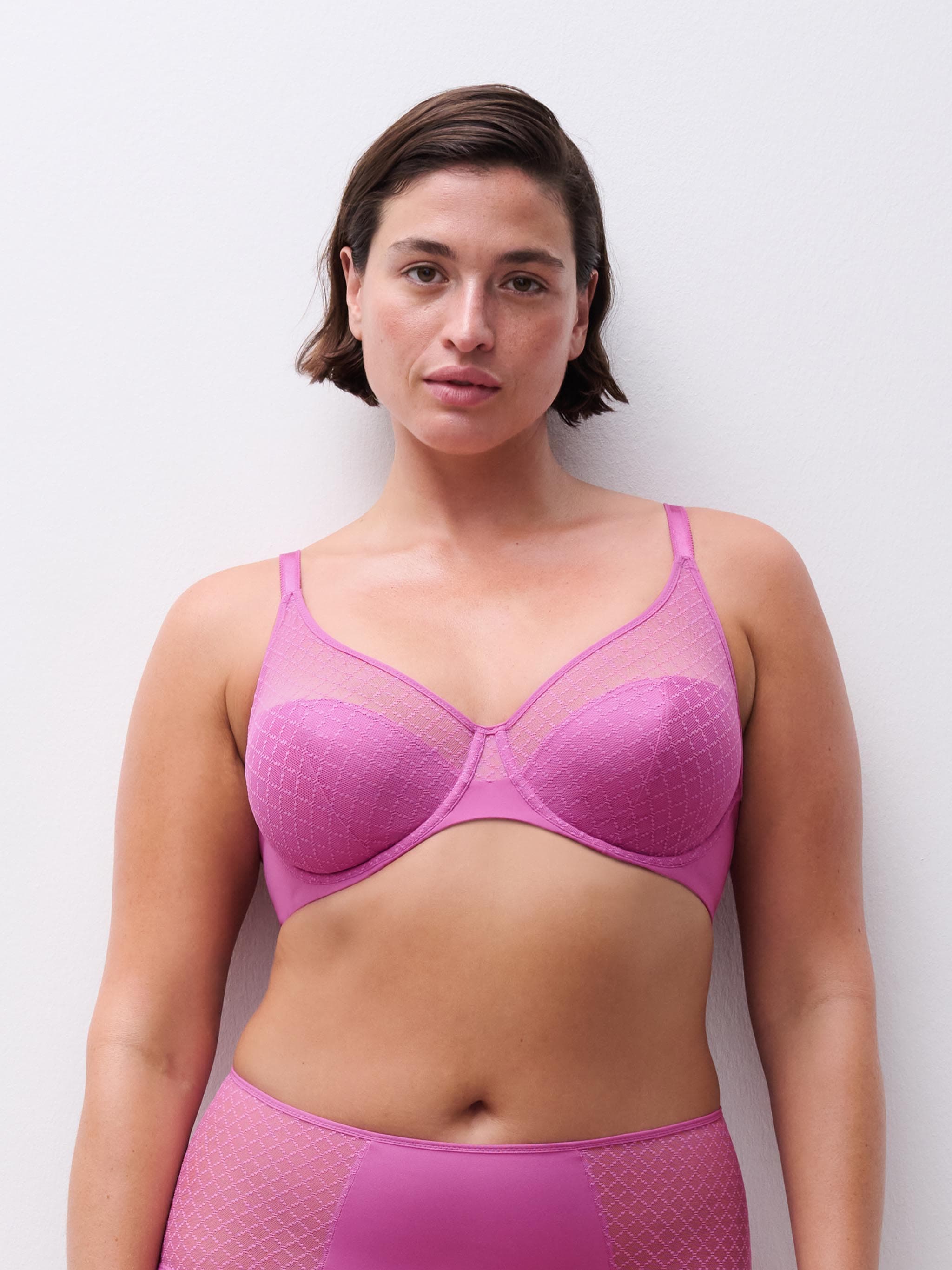 Molded full coverage bra - Rosebud