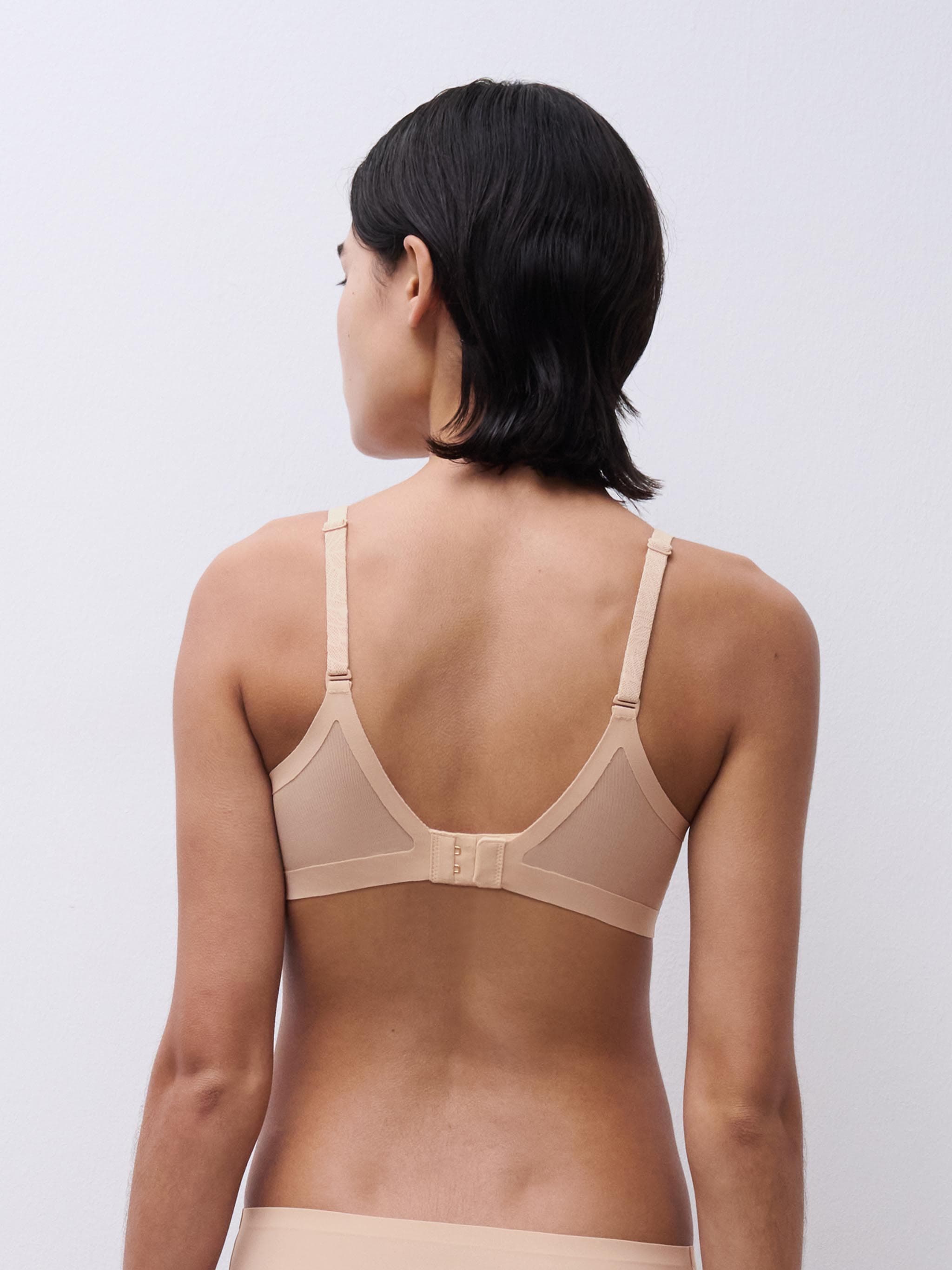 Molded full coverage bra - Golden Beige