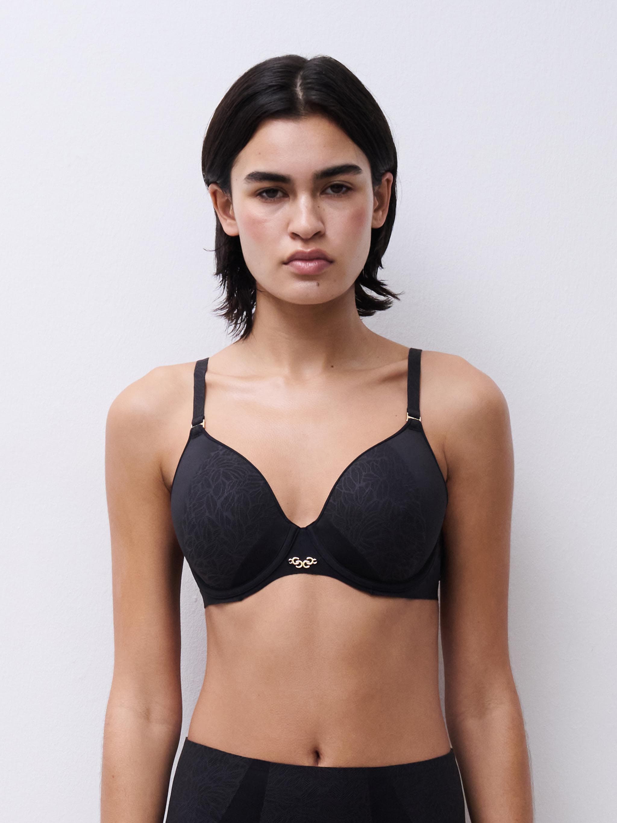 Full coverage moulded spacer bra - Black