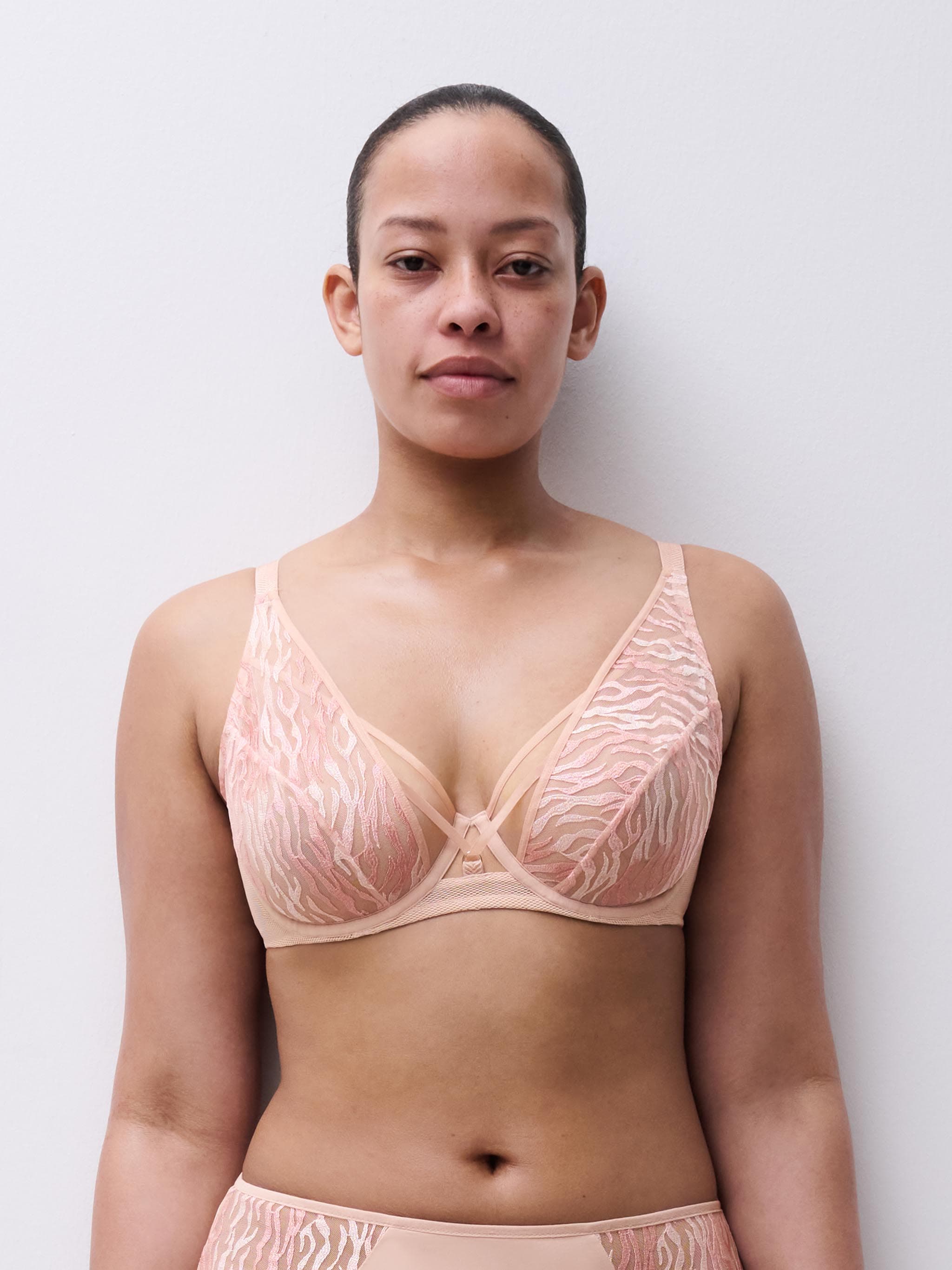Full coverage bra - Nude camaïeu