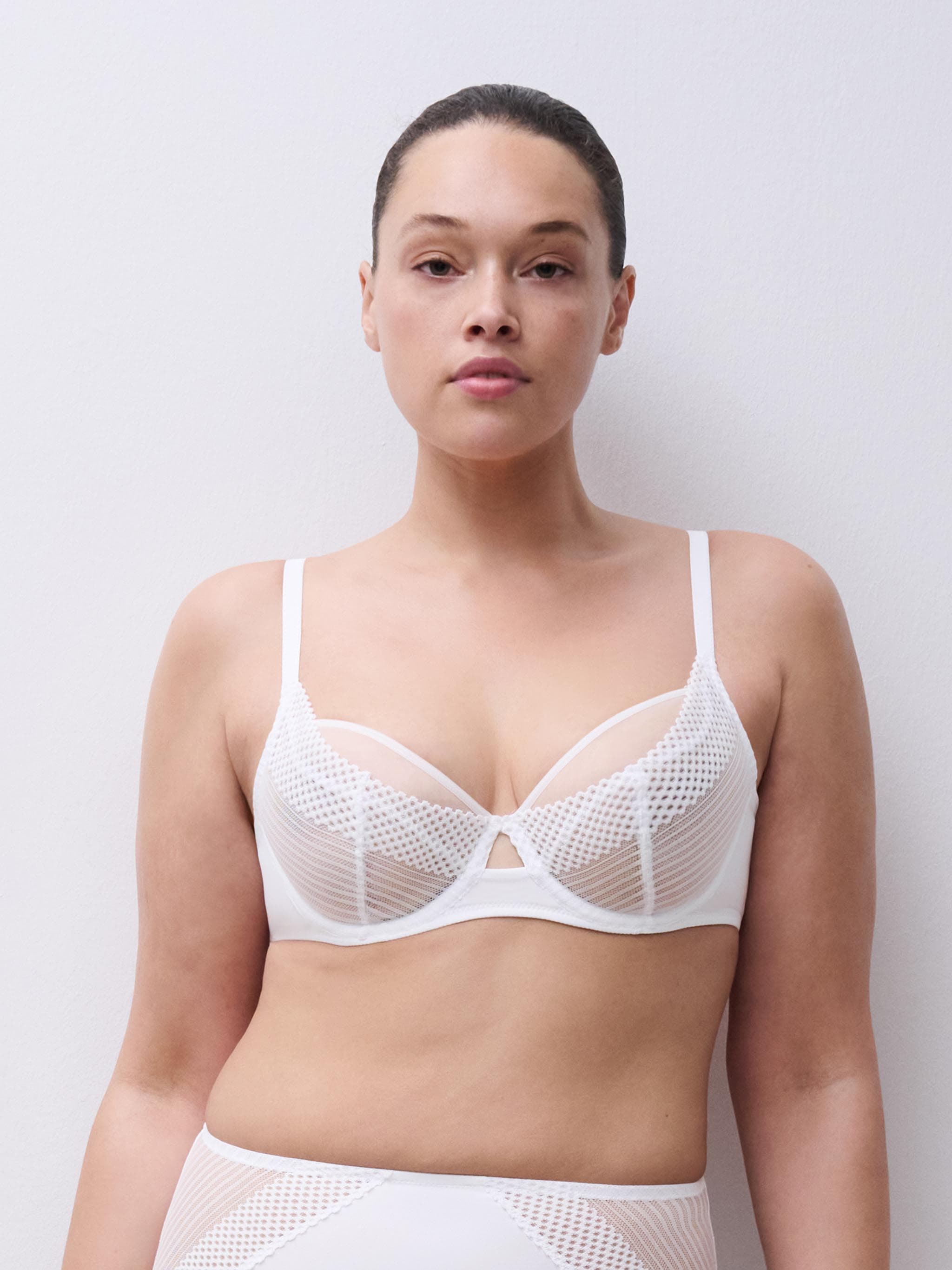Full coverage bra - White