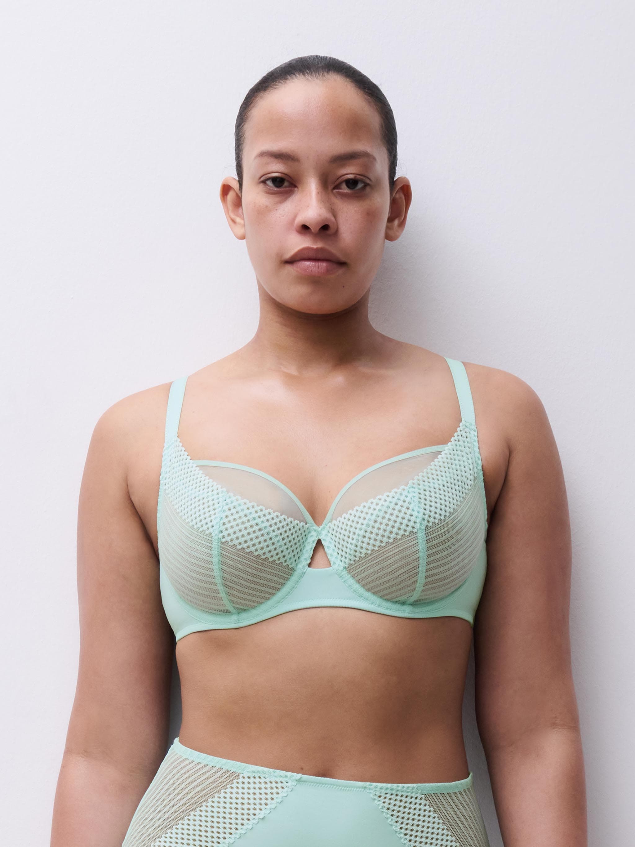 Full coverage bra - Nile Green