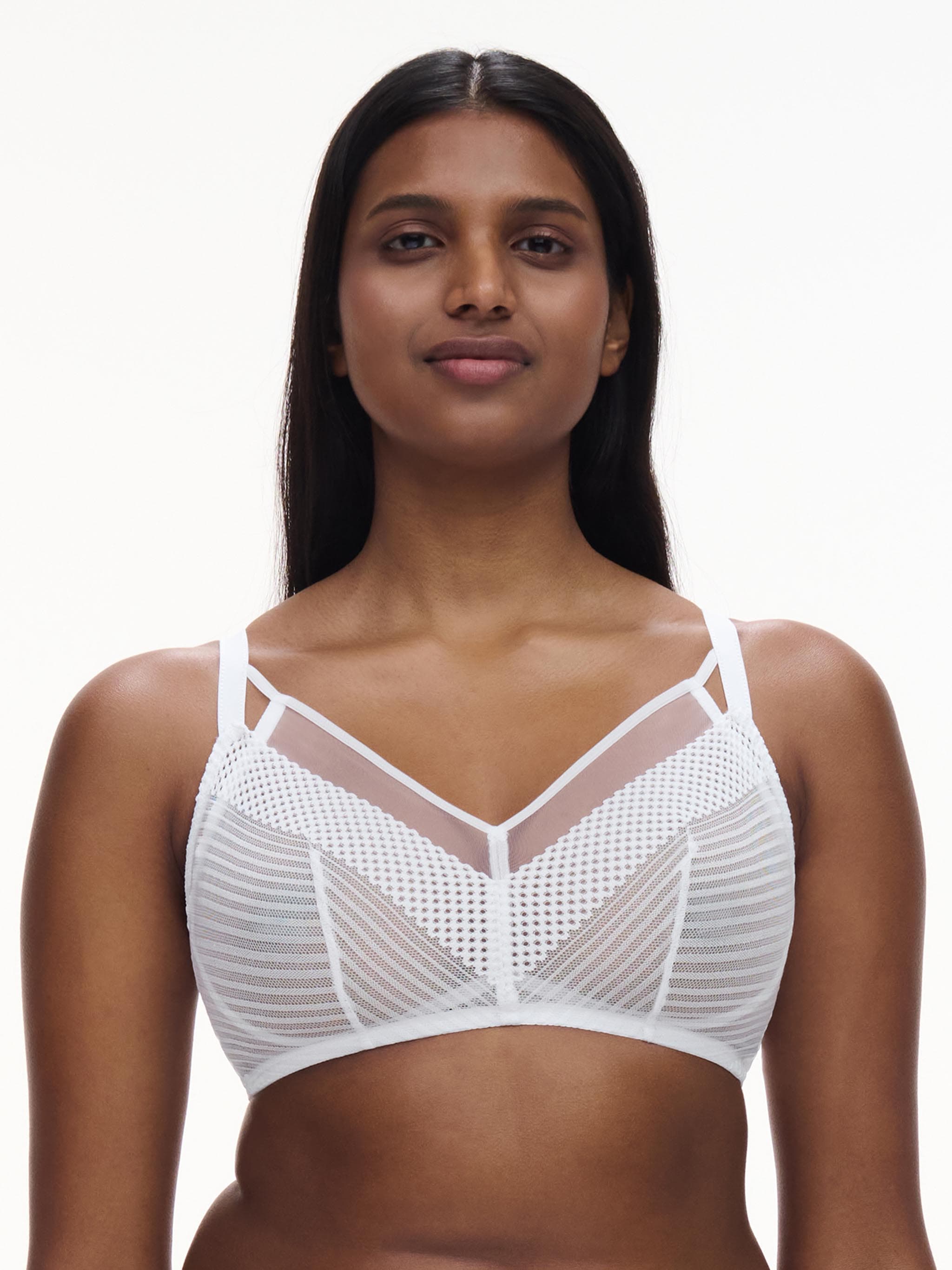 Wireless support bra - White