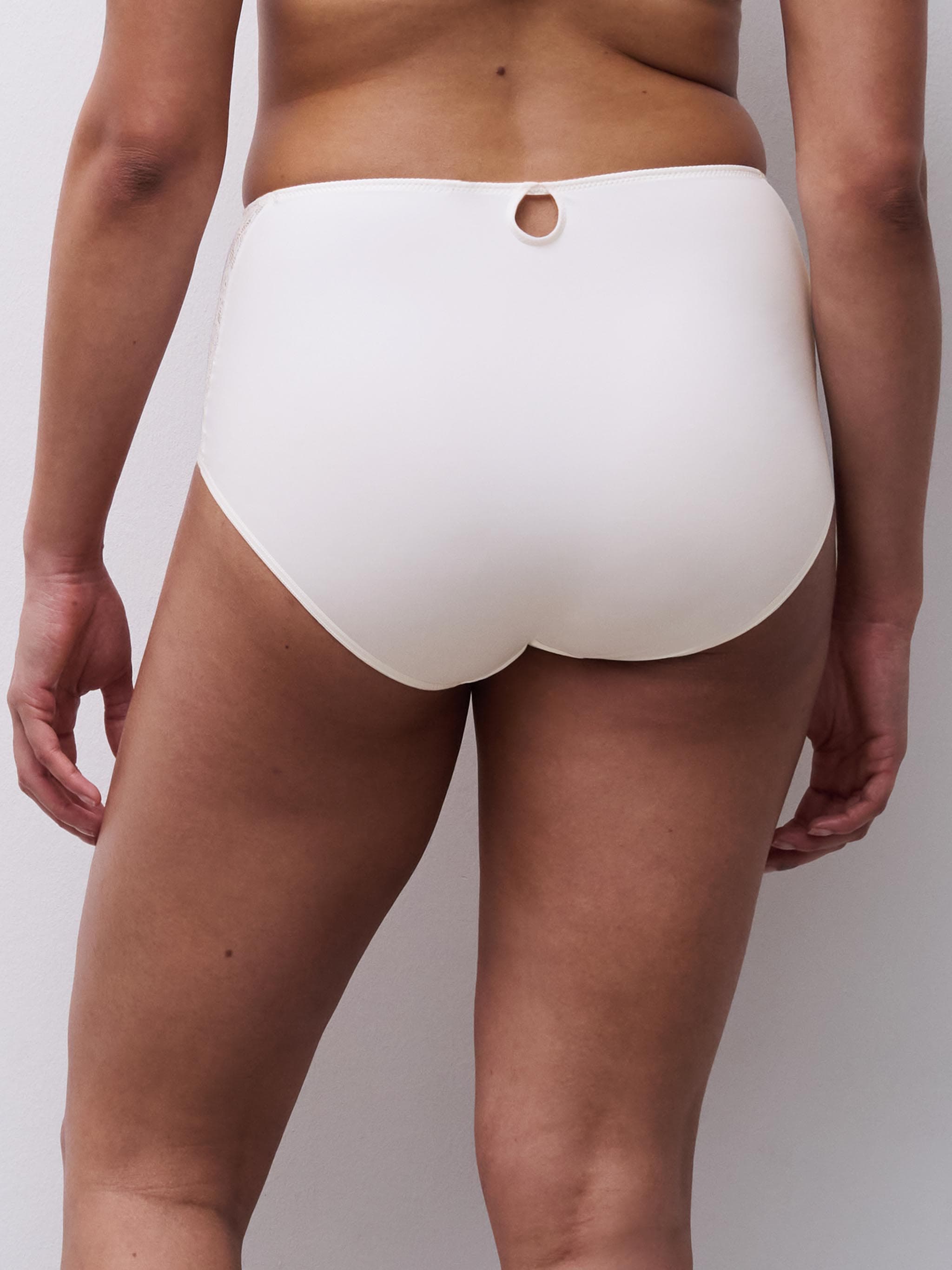 High-waisted brief - Milk