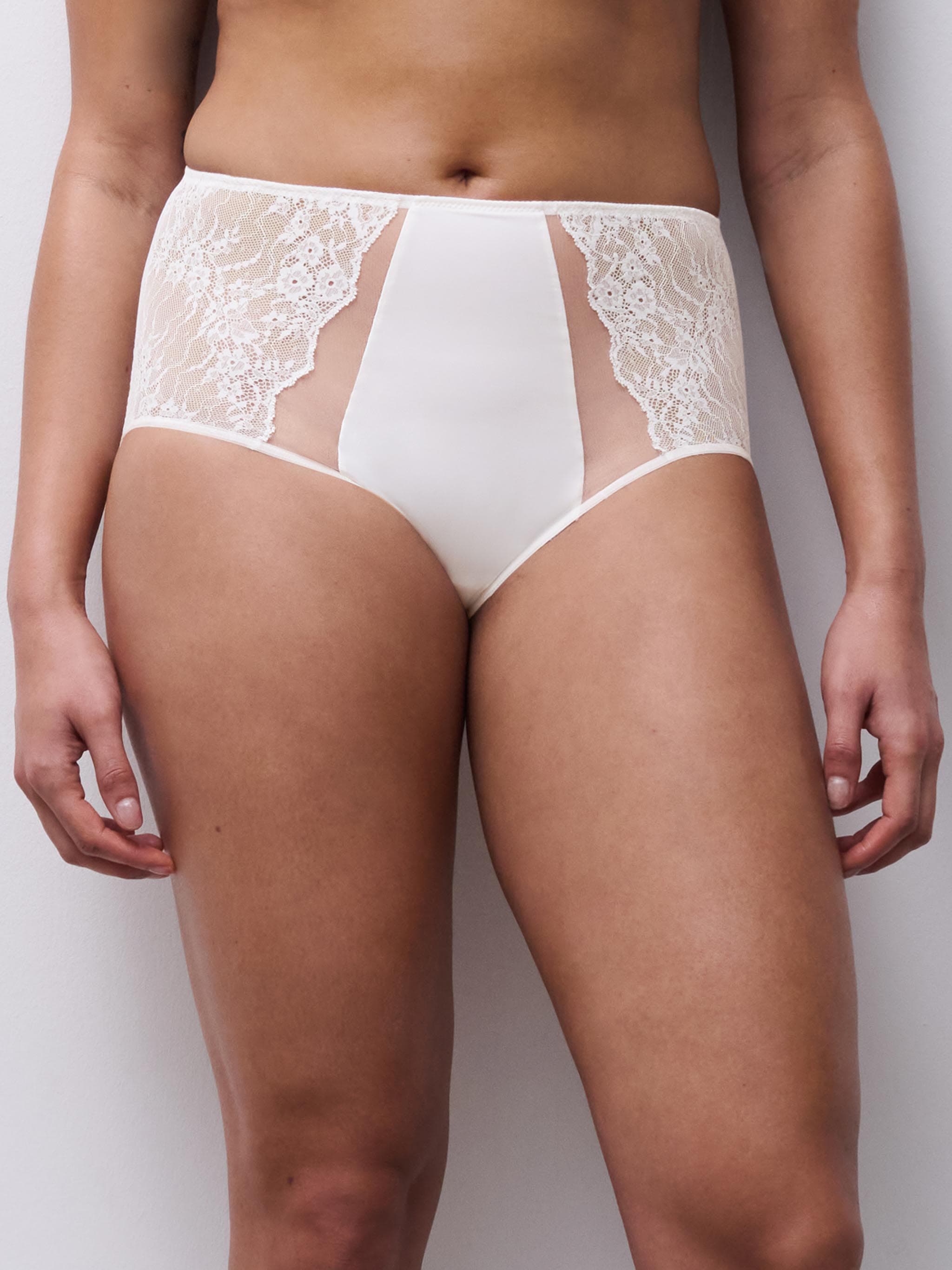 High-waisted brief - Milk