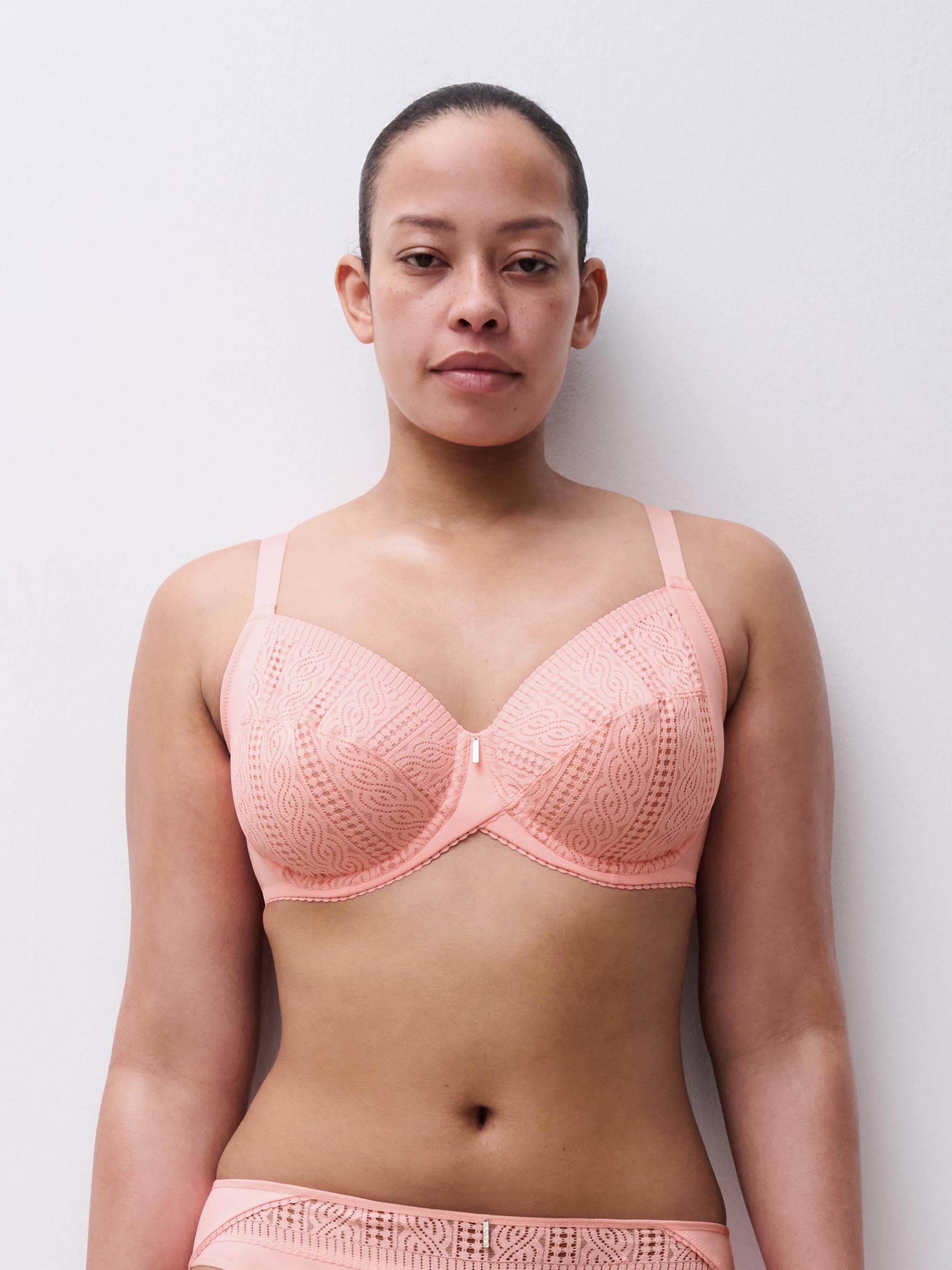Full coverage bra - Fluor Pink
